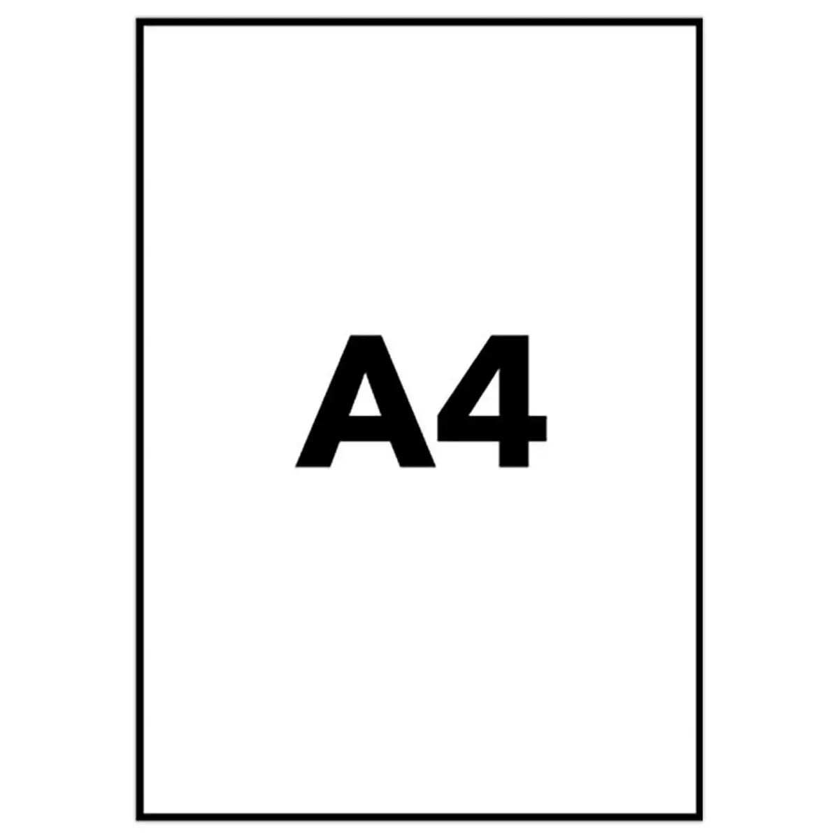 6 Stickers transparents A4 brillant permanent jet d'encre photo du produit
