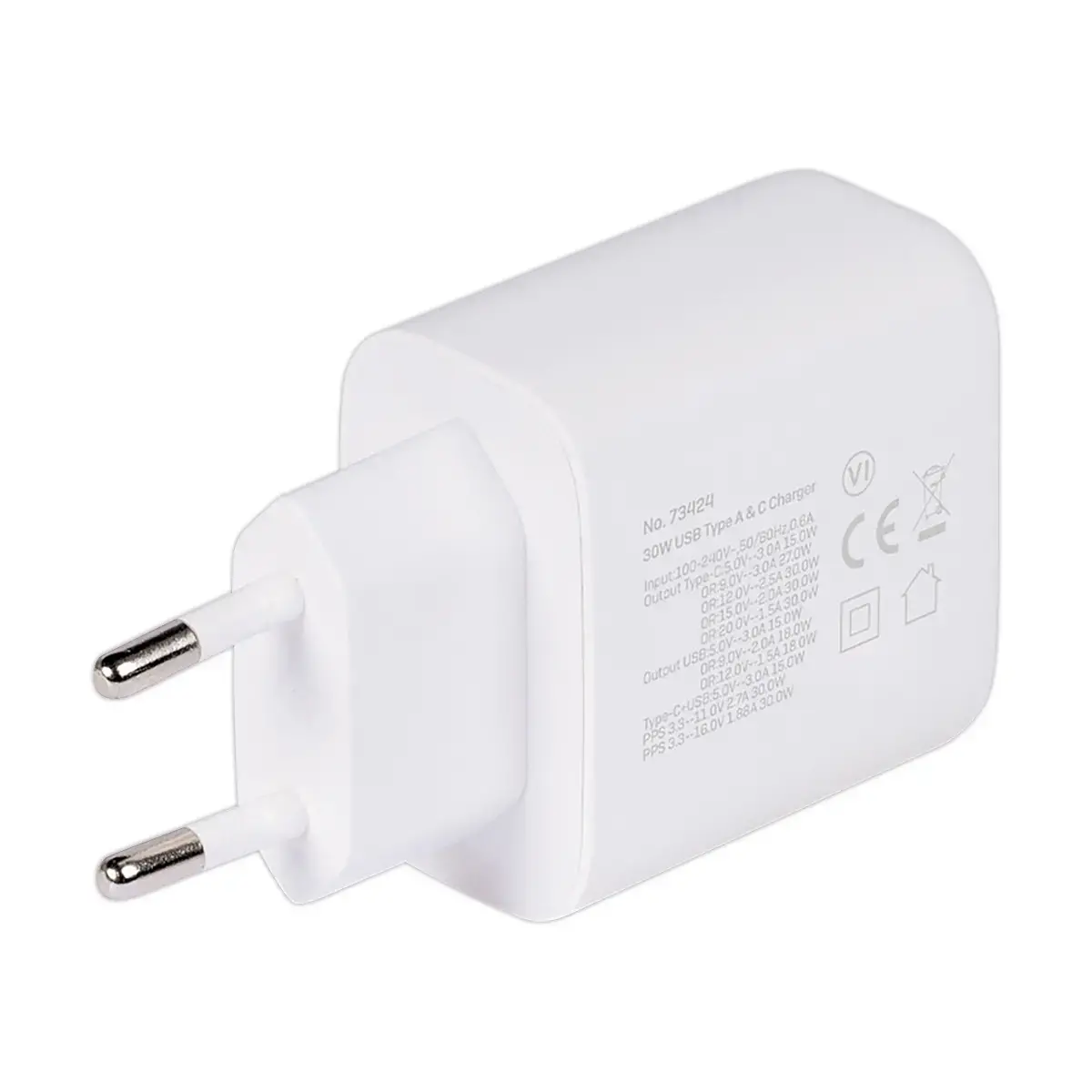 Chargeur USB Type A & C 30W photo du produit