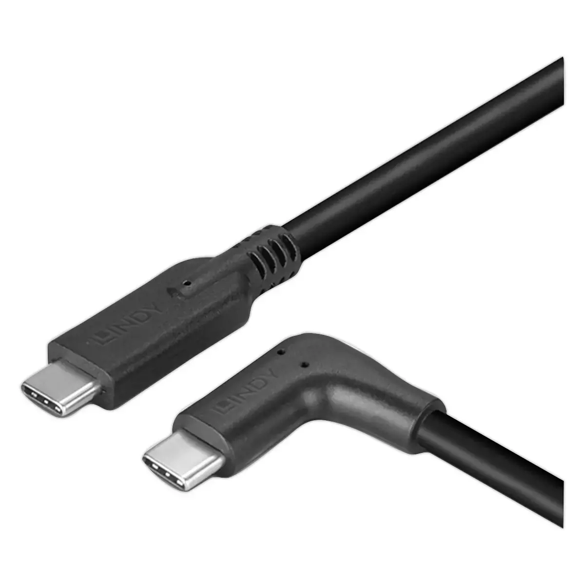 Câble USB 3.2 Type C coudé 10Gbit/s 0.5m photo du produit