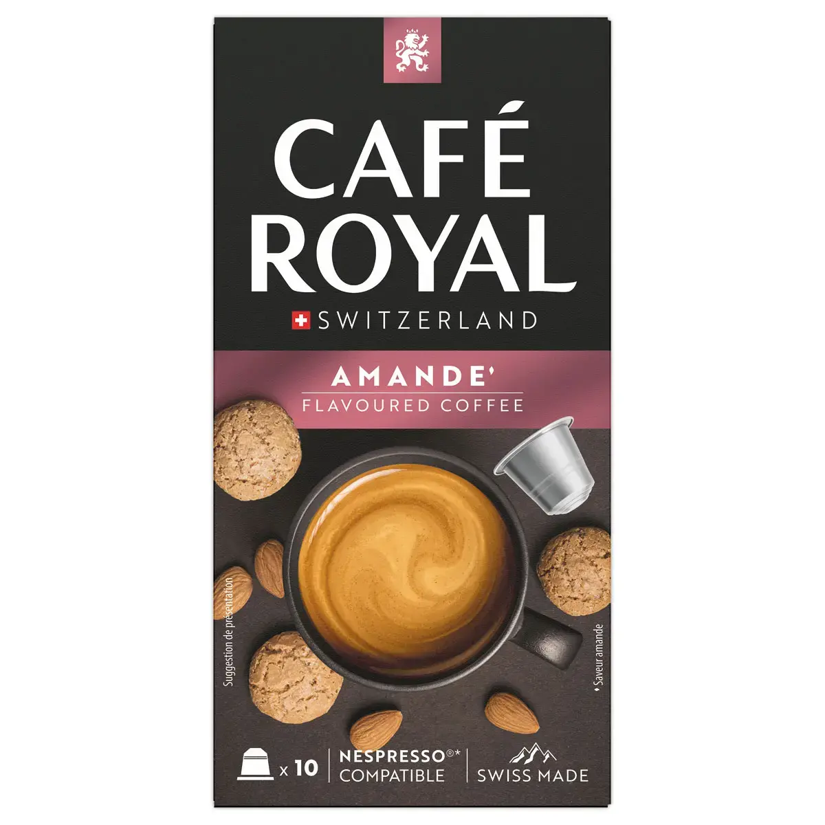 10 Capsules de café CAFE ROYAL Amande - Compatibles Nespresso photo du produit