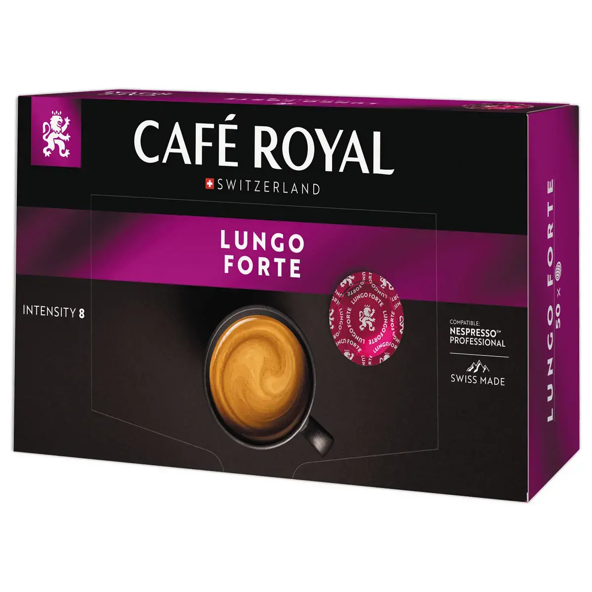 50 Capsules DISC café CAFE ROYAL Professionnel Lungo - Compatibles Nespresso photo du produit