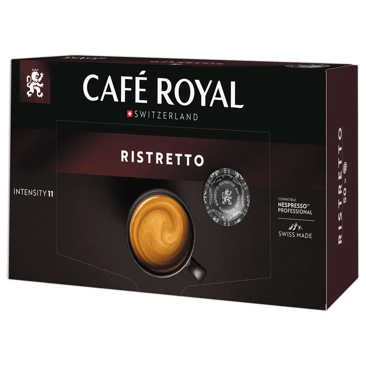 50 Capsules DISC café CAFE ROYAL Professionnel Ristretto - Compatibles Nespresso photo du produit