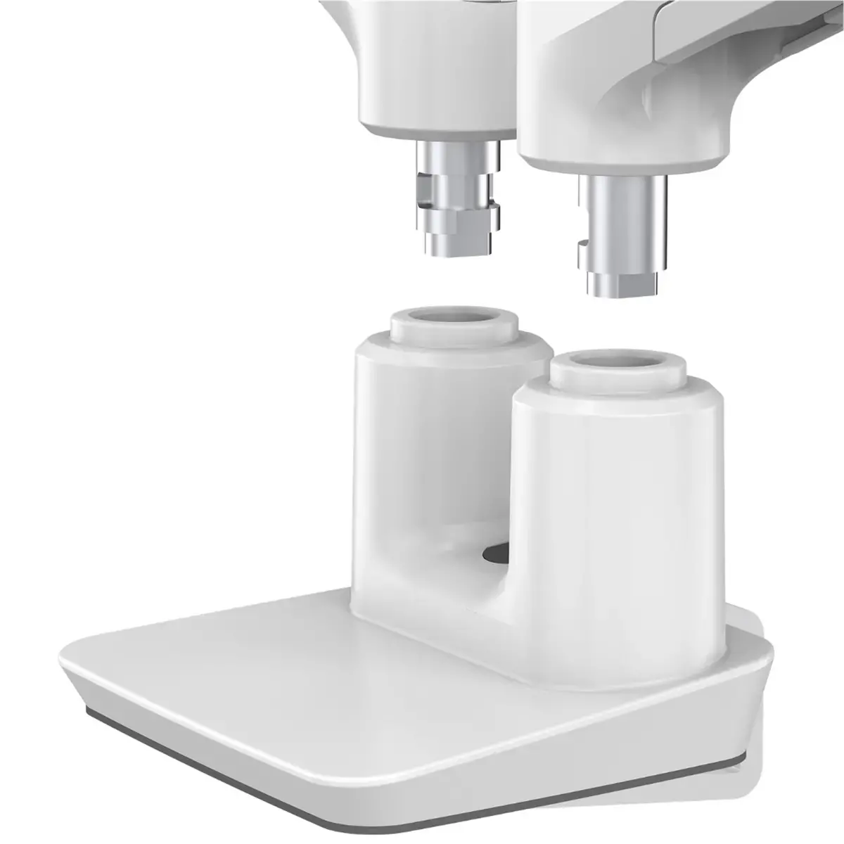 Bras porte-&eacute;cran Top Mount Tallo - Double - Blanc - Fellowes photo du produit