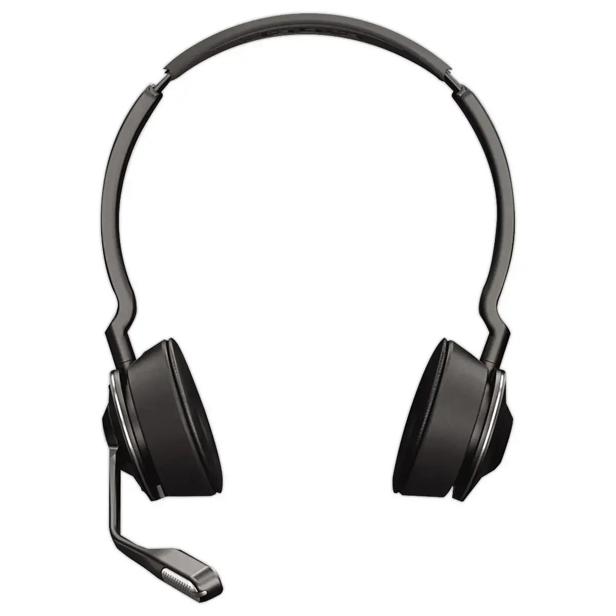 Casque Jabra sans fil Engage 75 SE version st&eacute;r&eacute;o et sa base photo du produit