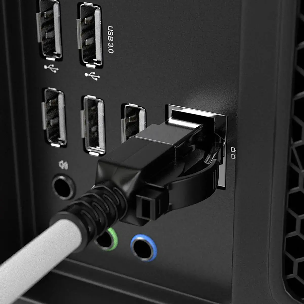 Câble réseau RJ45 sécurisé - 1,5m - Lindy photo du produit
