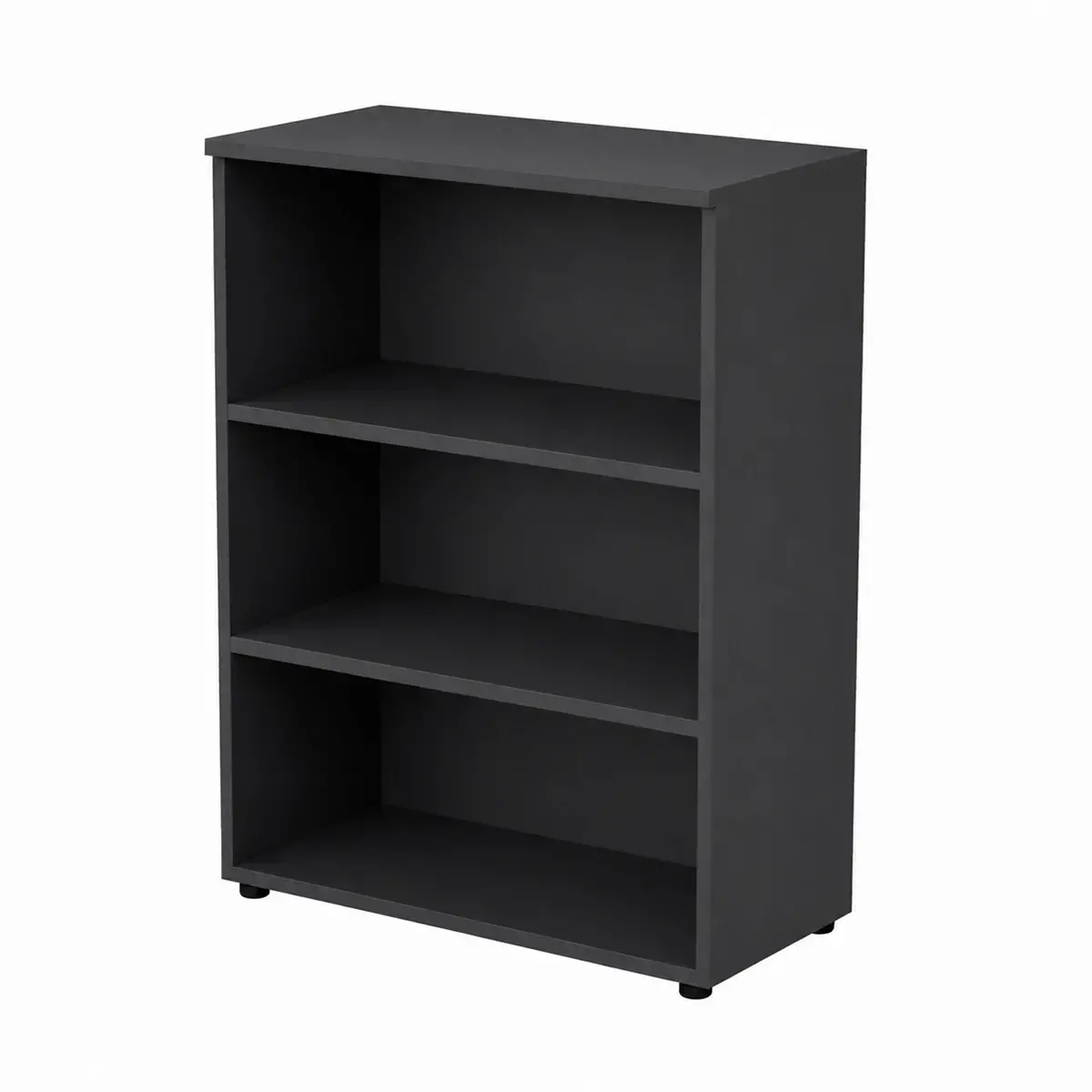 Bibliothèque moyenne MILAN - 90 x 46 x 123 cm - Chêne photo du produit