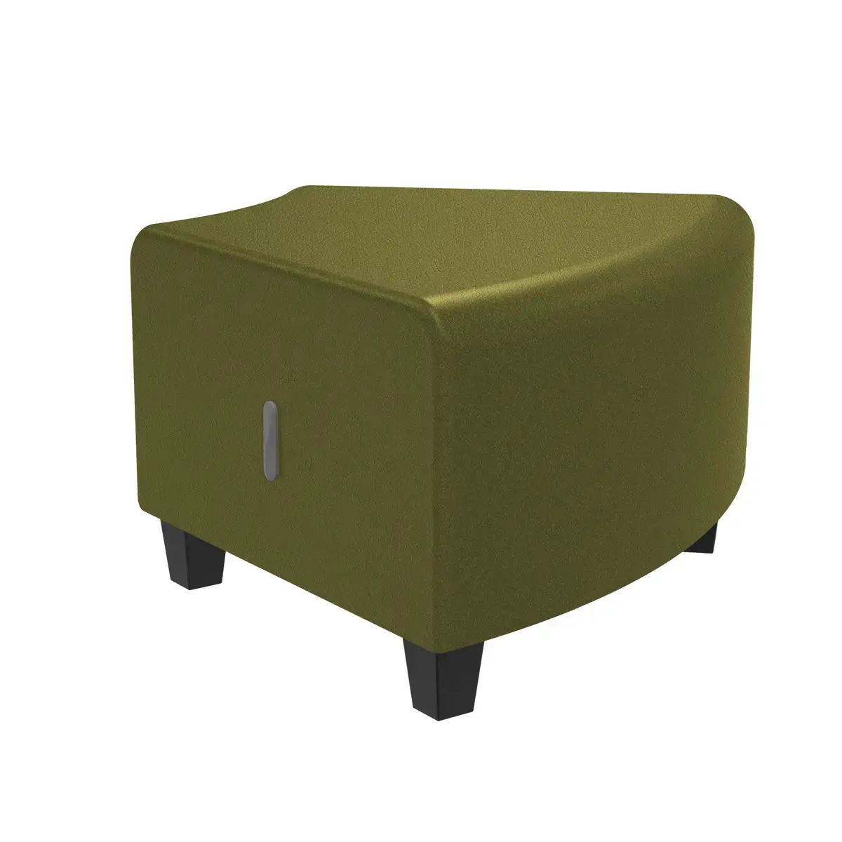 Pouf d'angle - Kaki - Alba photo du produit