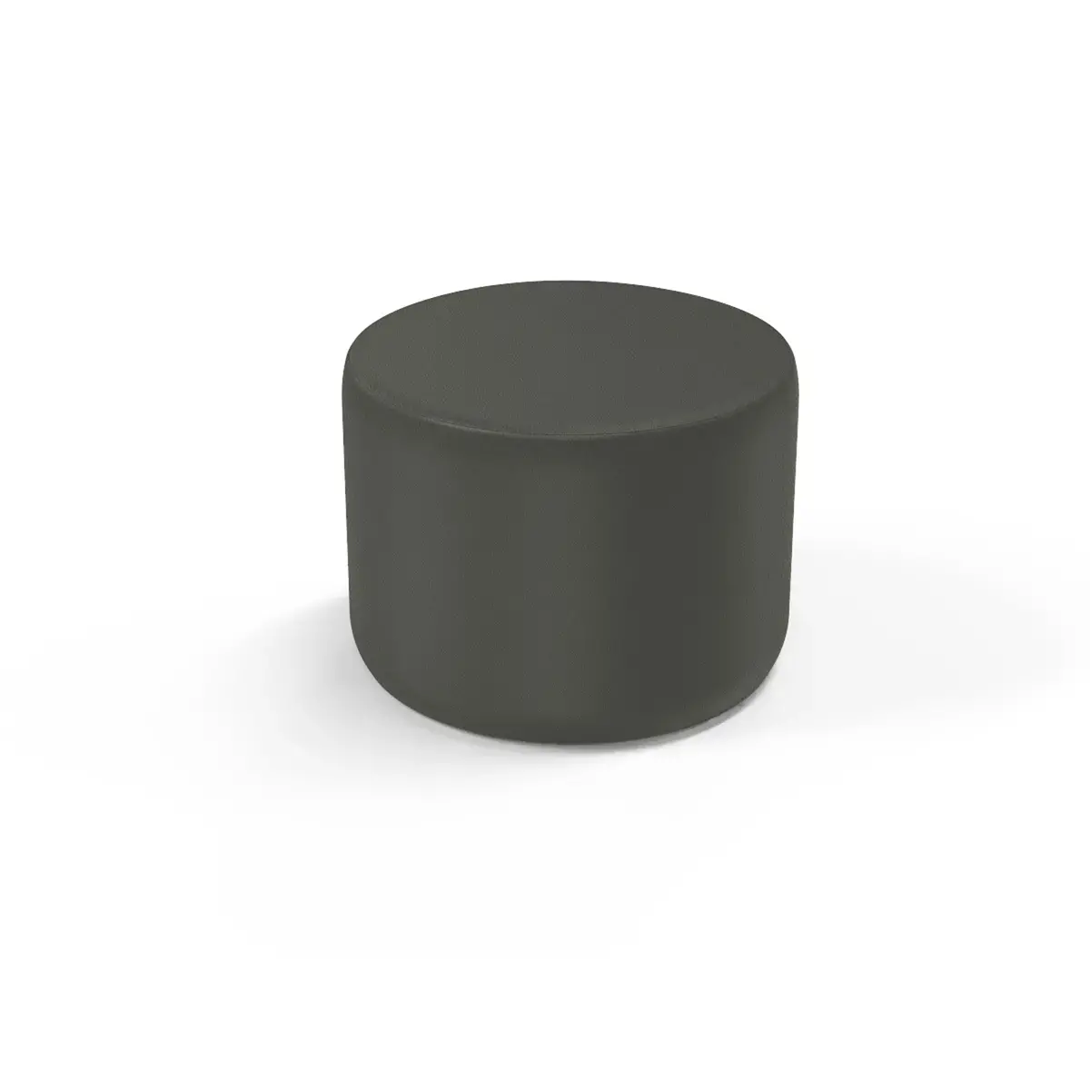 Pouf rond - Gris - Alba photo du produit