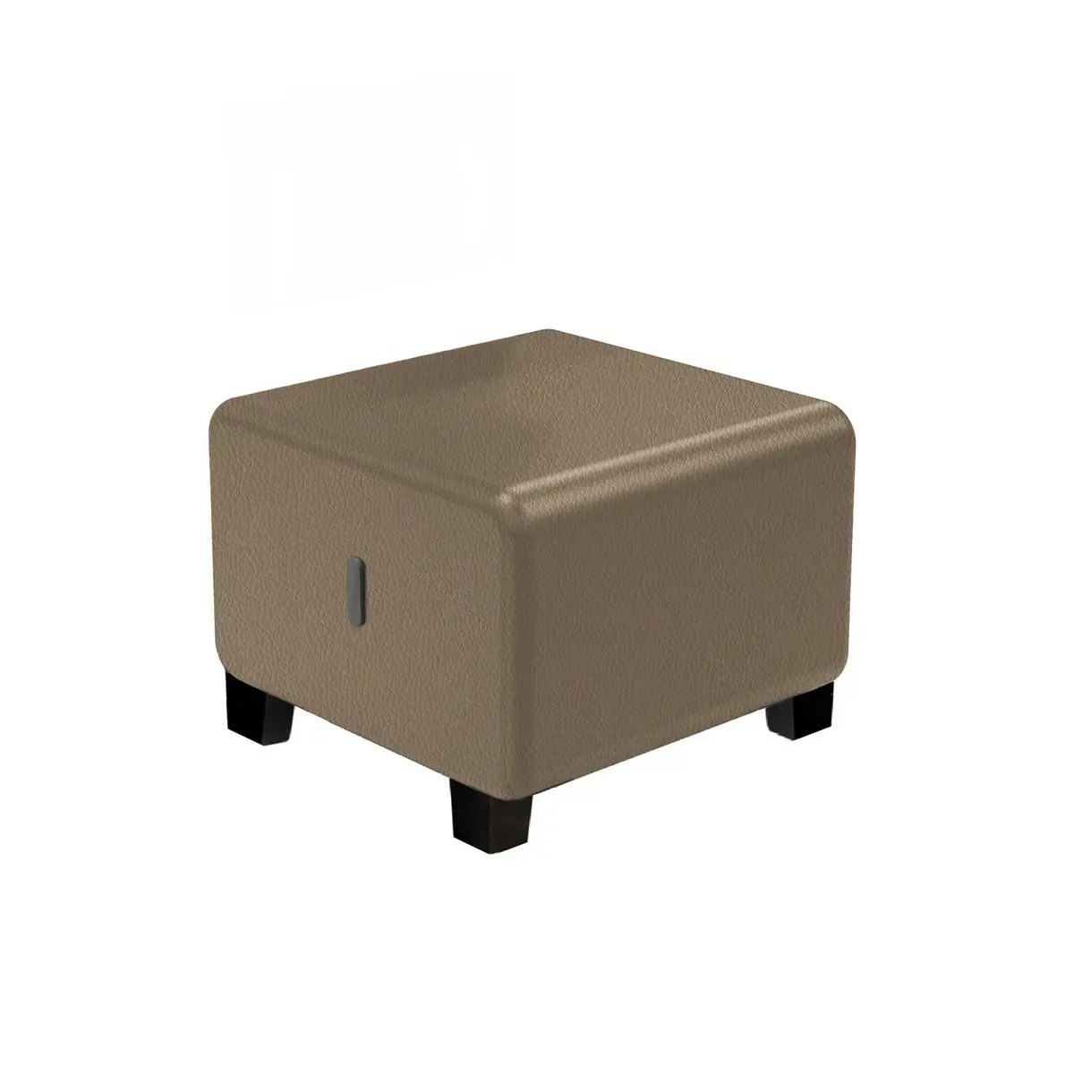 Pouf 1 place - Taupe - Alba photo du produit