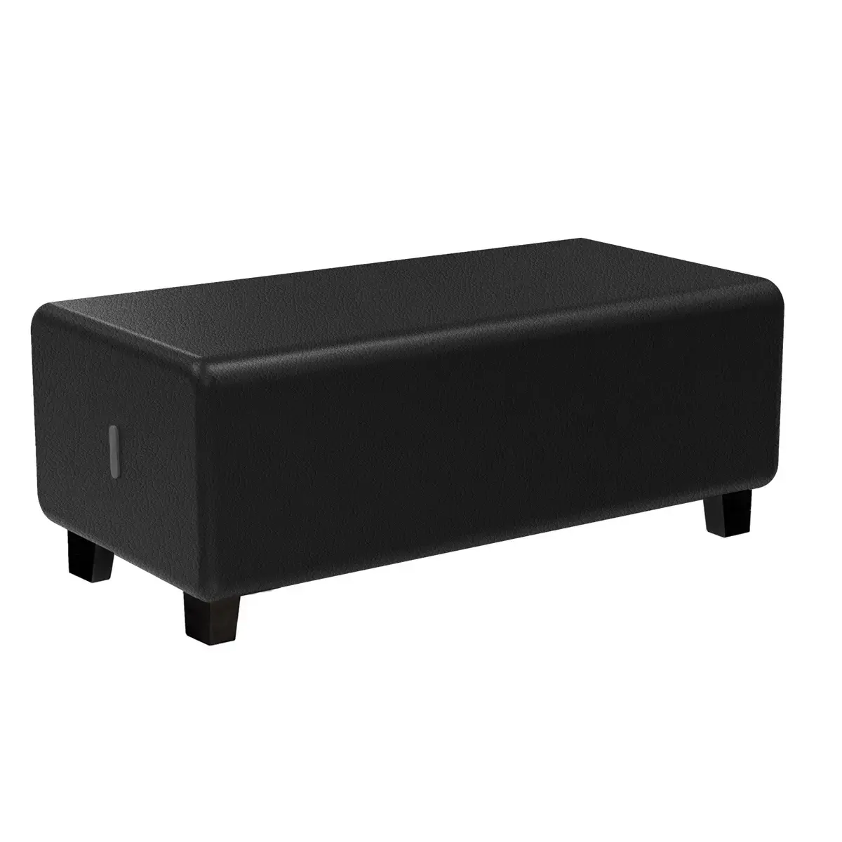 Banquette 2 places - Noir - Alba photo du produit