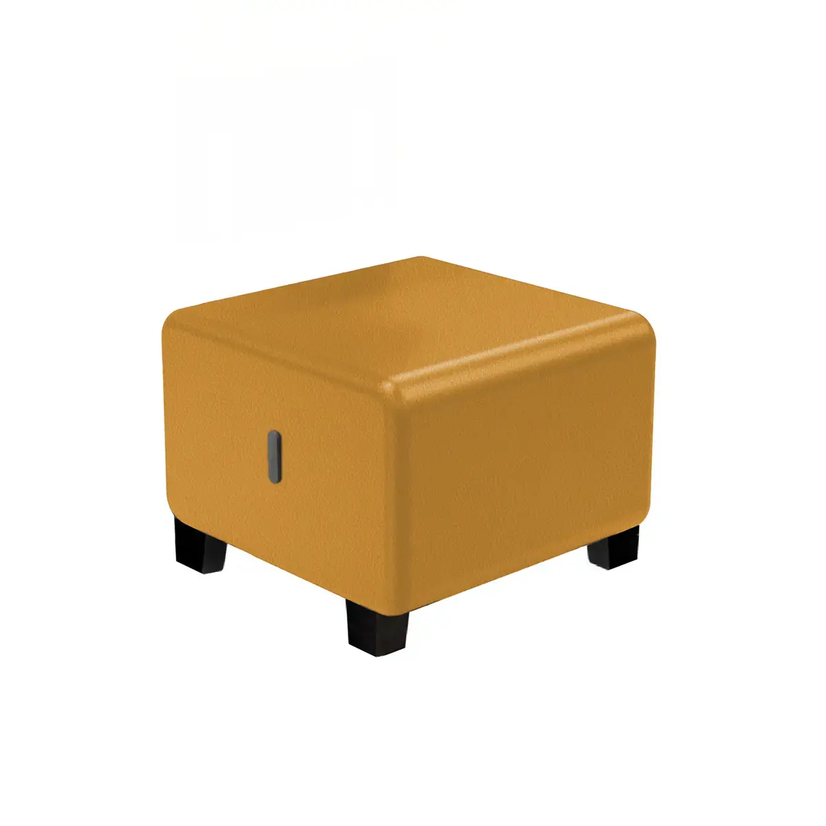 Pouf 1 place - Jaune - Alba photo du produit