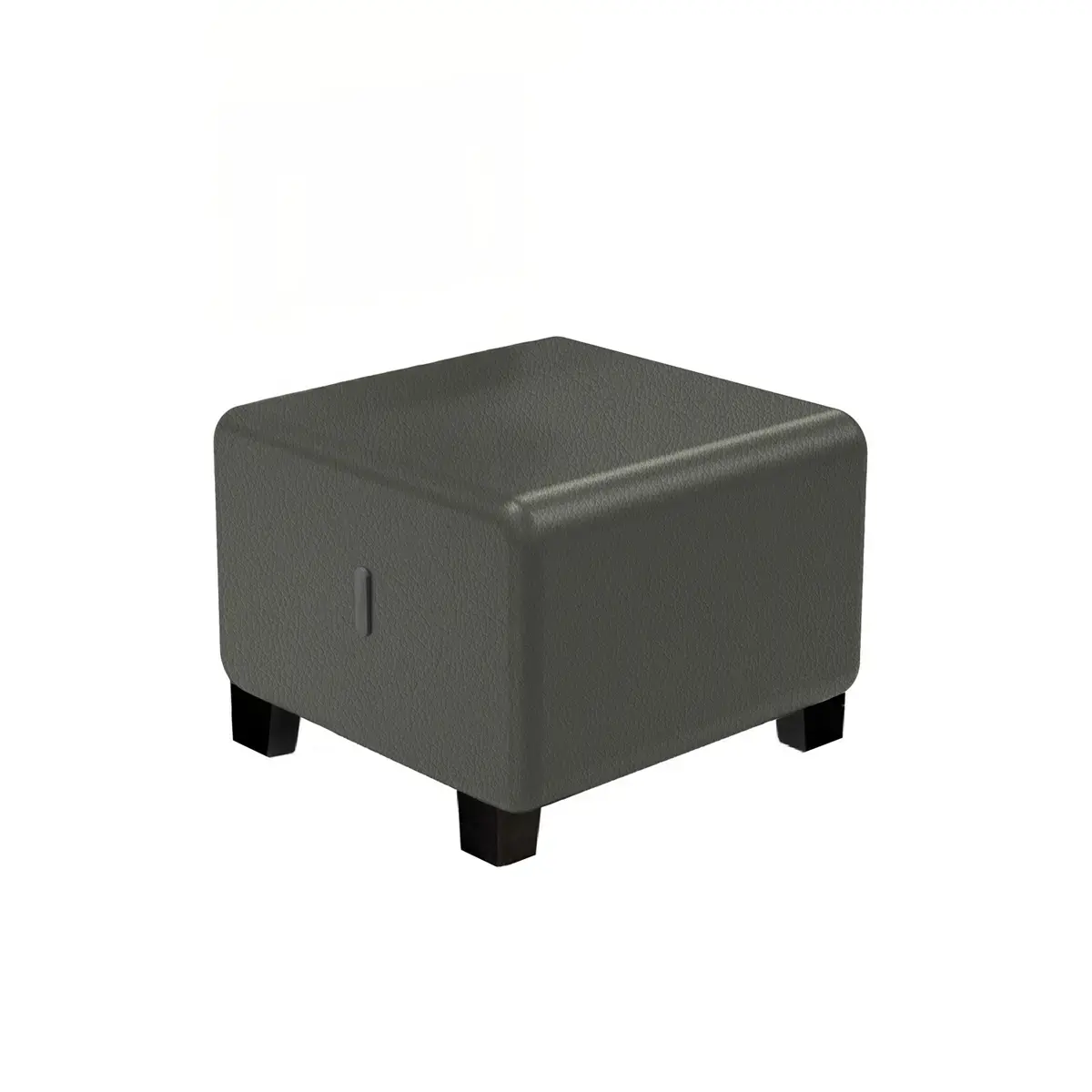 Pouf 1 place - Gris - Alba photo du produit