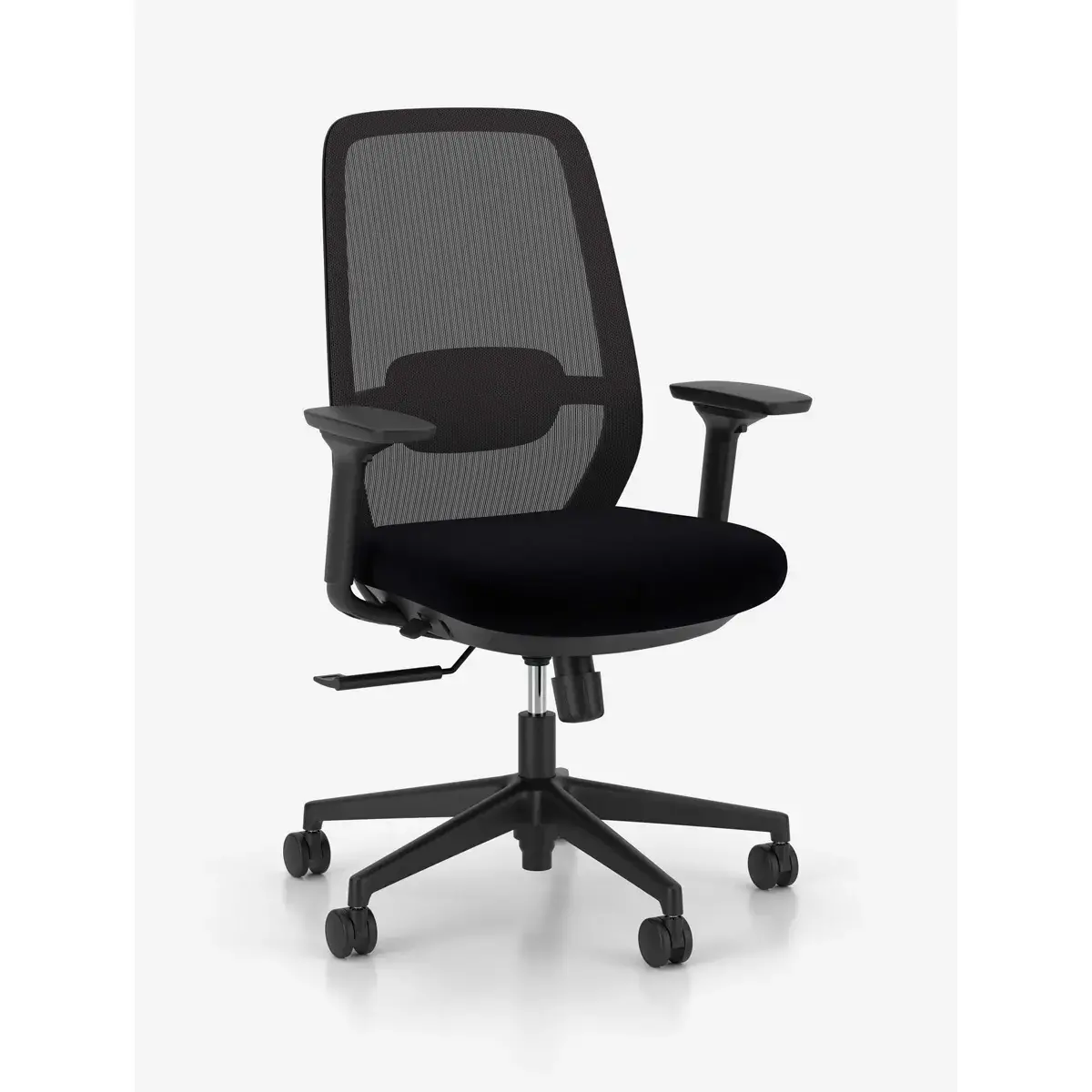 Siège synchrone ELOVY - Soutien lombaire rembourré - Têtière 2D photo du produit
