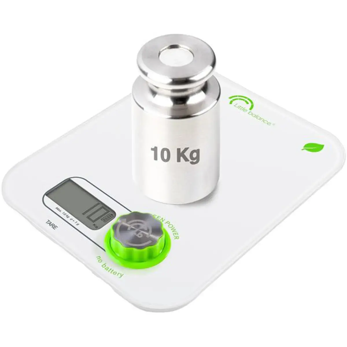 P&egrave;se-lettres Green Power Kinetic - 10 kg - Little Balance photo du produit