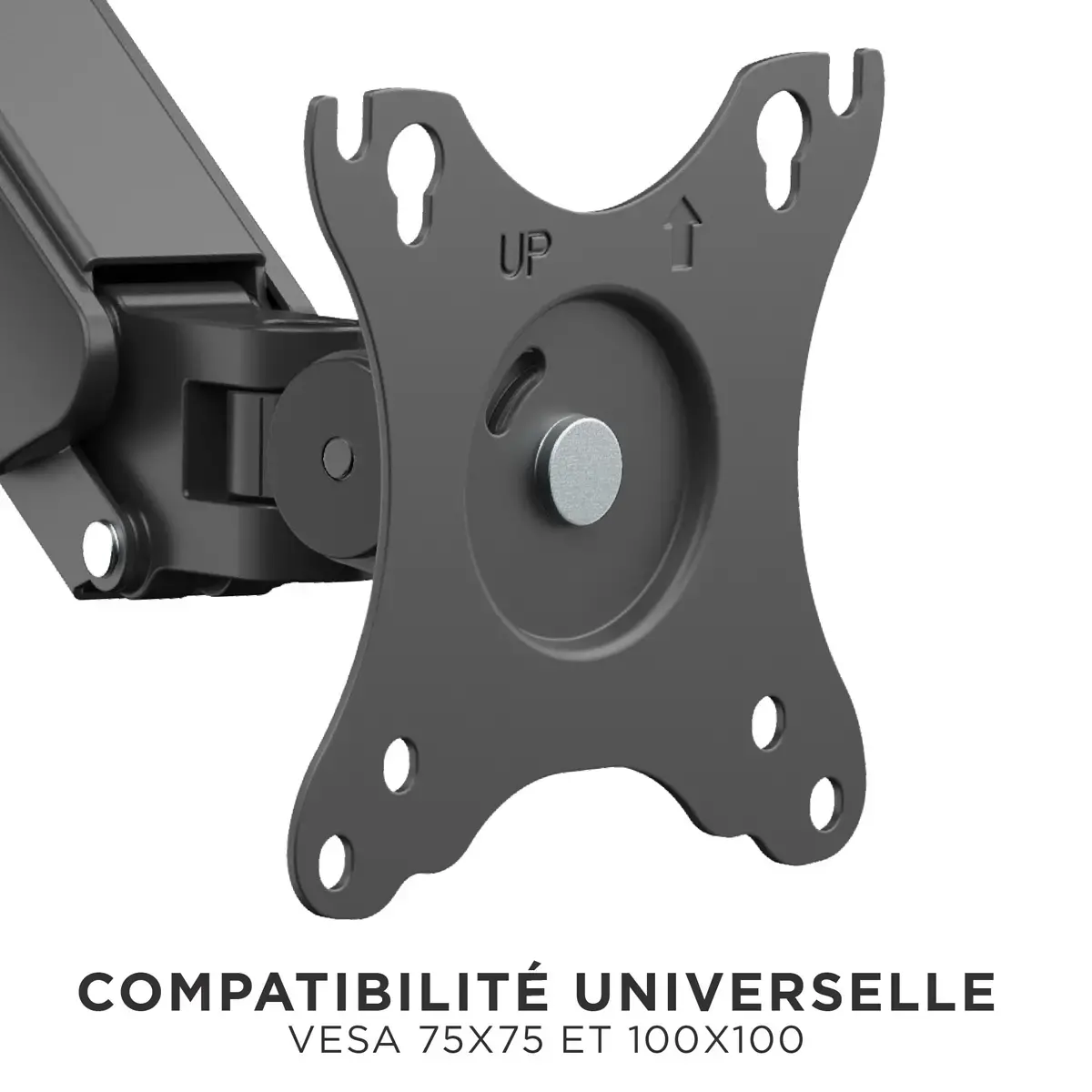 Bras porte-&eacute;cran ERGO LINE - Noir - T'nB photo du produit