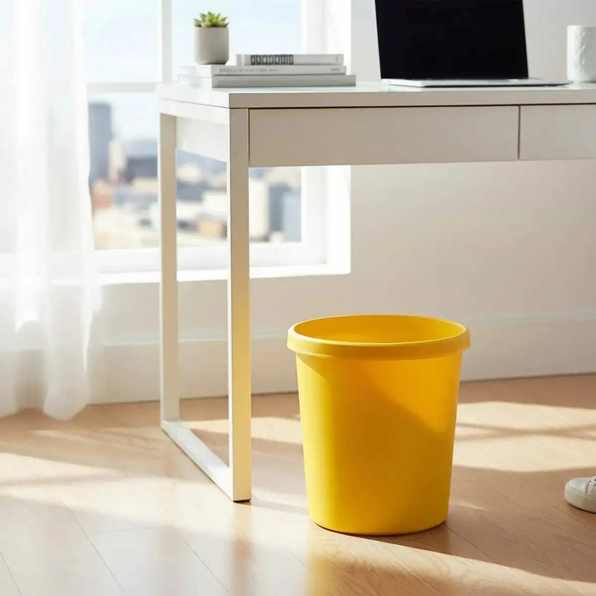 Corbeille &agrave; papier - 18 L - Jaune - Helit photo du produit