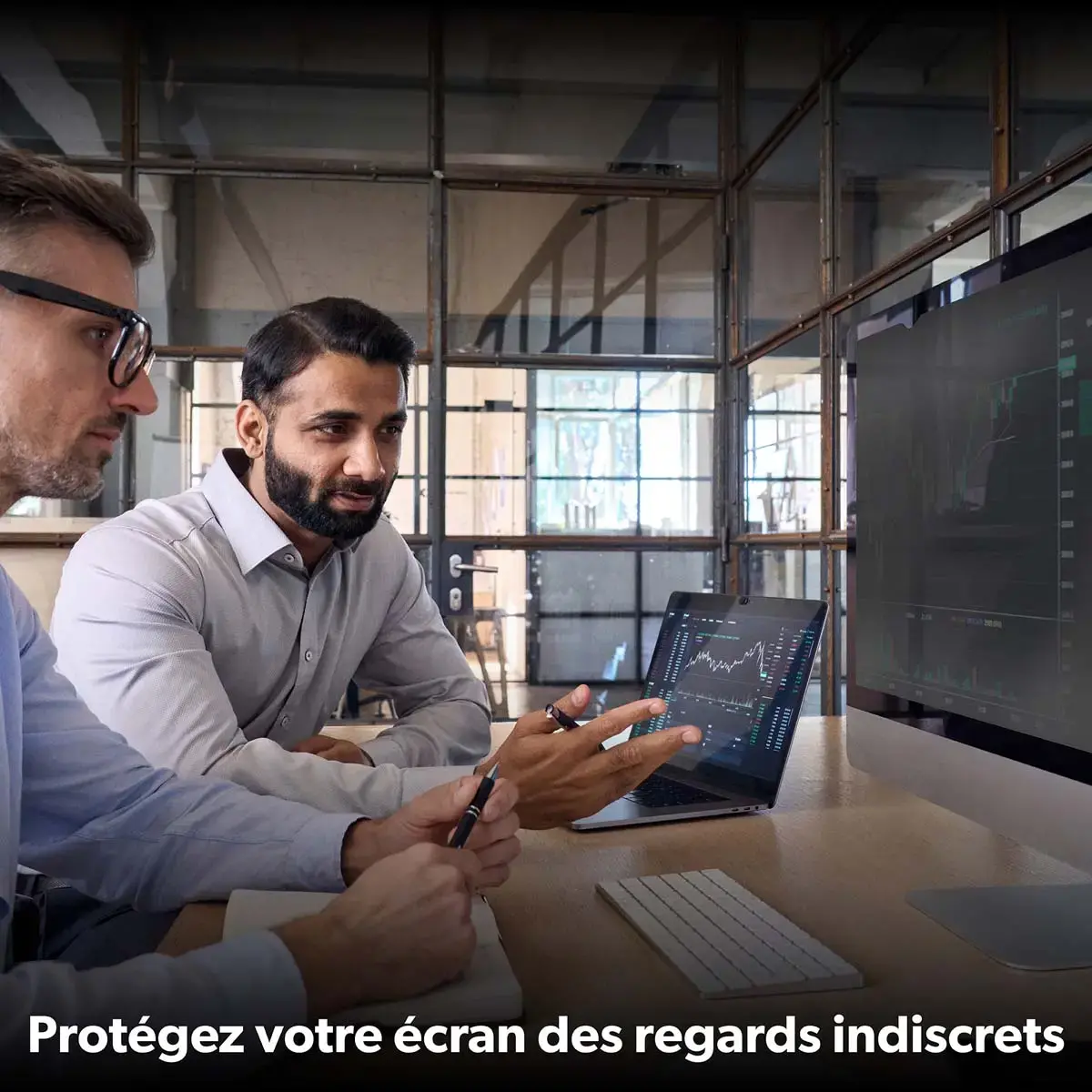 Filtre de confidentialit&eacute; - Ecran 24" - T'nB photo du produit