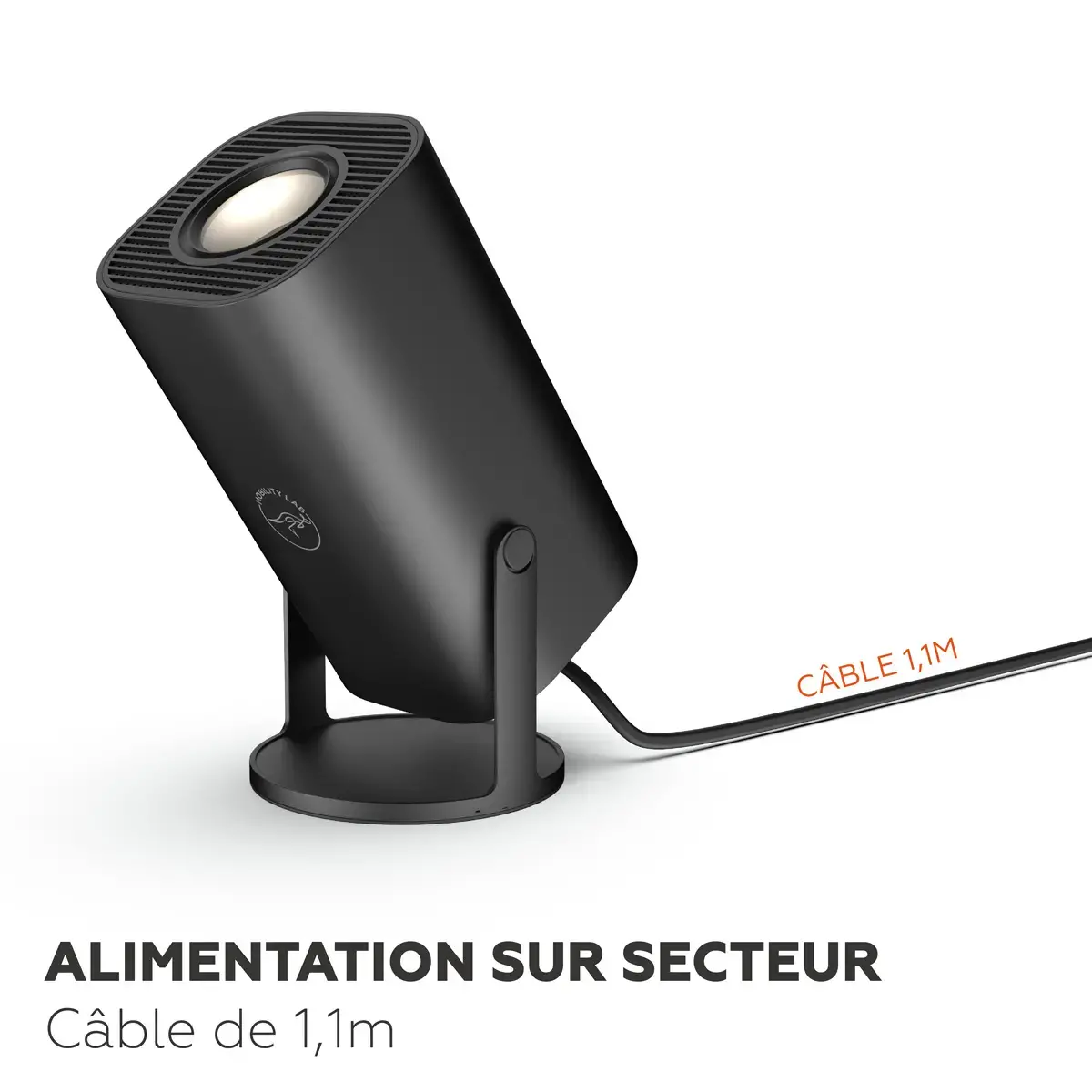 Vid&eacute;oprojecteur HD - Inclinable 180&deg; - 120 LED - Mobility Lab photo du produit