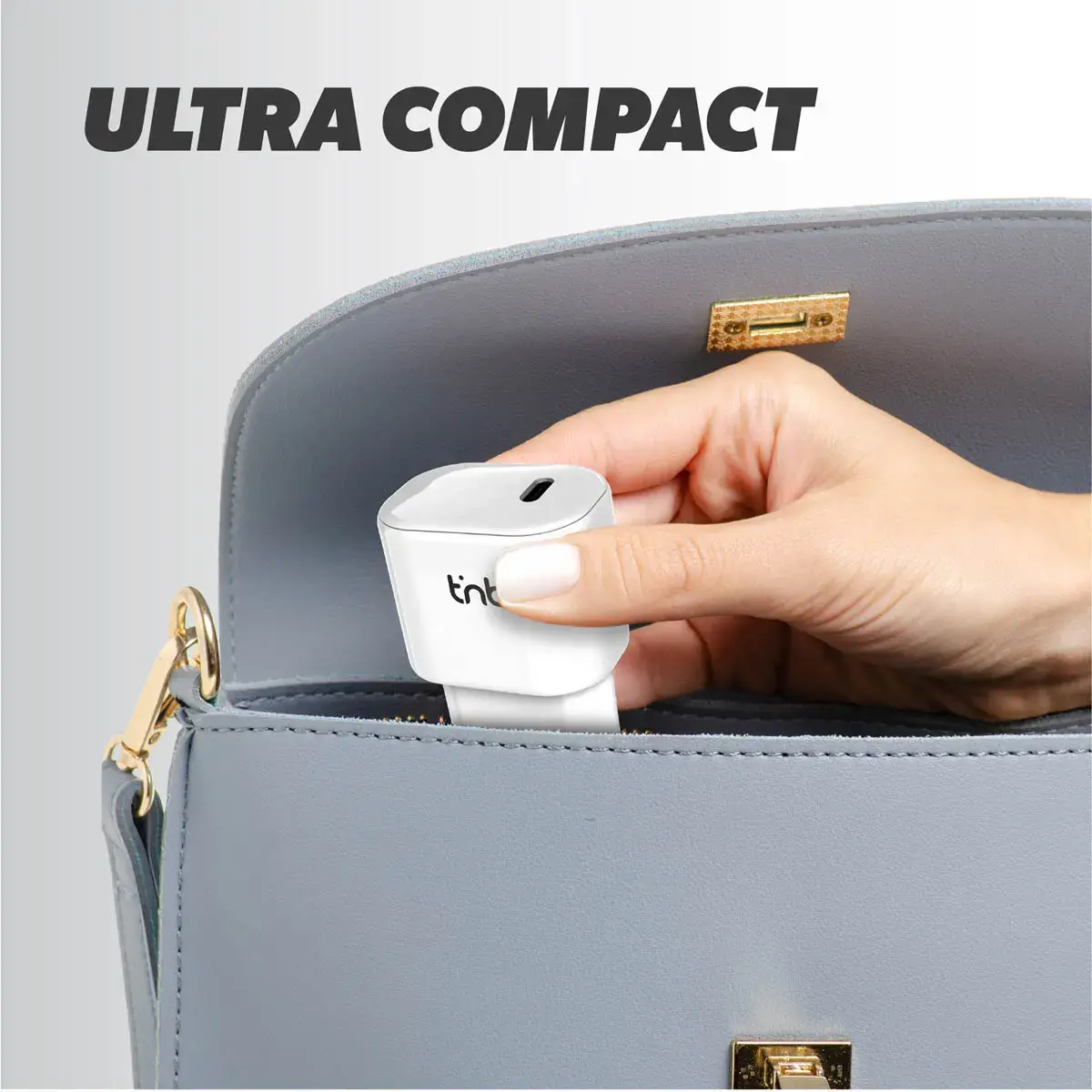 Chargeur USB-C - 30W - Blanc - T'nB photo du produit