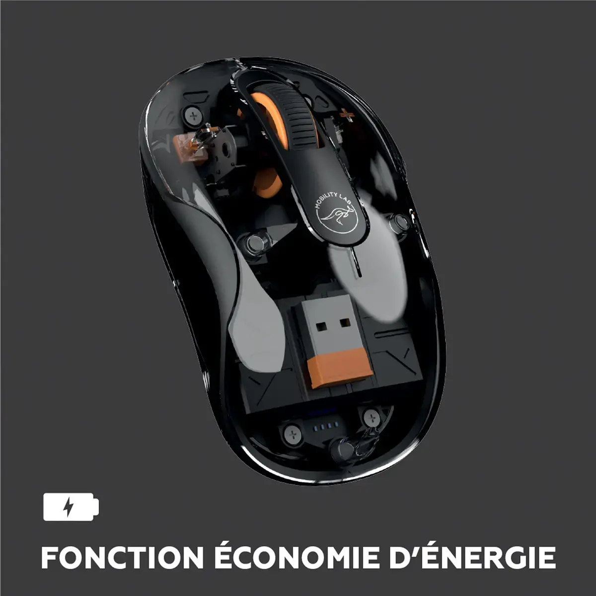 Souris sans fil - Bluetooth - Noir - Mobility Lab photo du produit