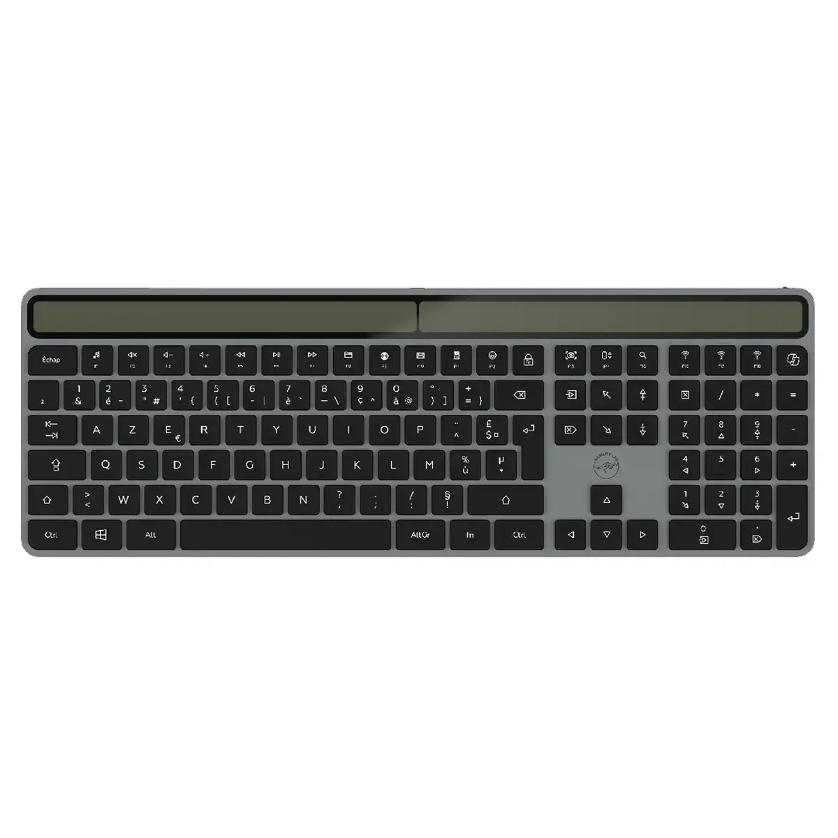 Clavier solaire - Sans fil - Azerty - Noir - Mobility Lab photo du produit