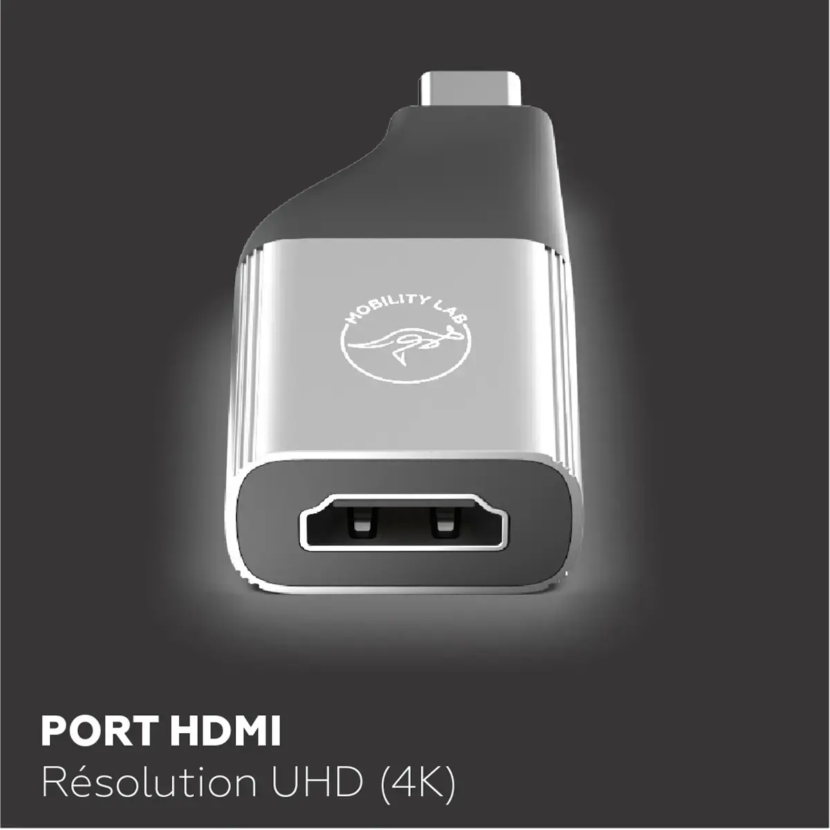 Adaptateur USB-C vers HDMI - 4K - Mobility Lab photo du produit