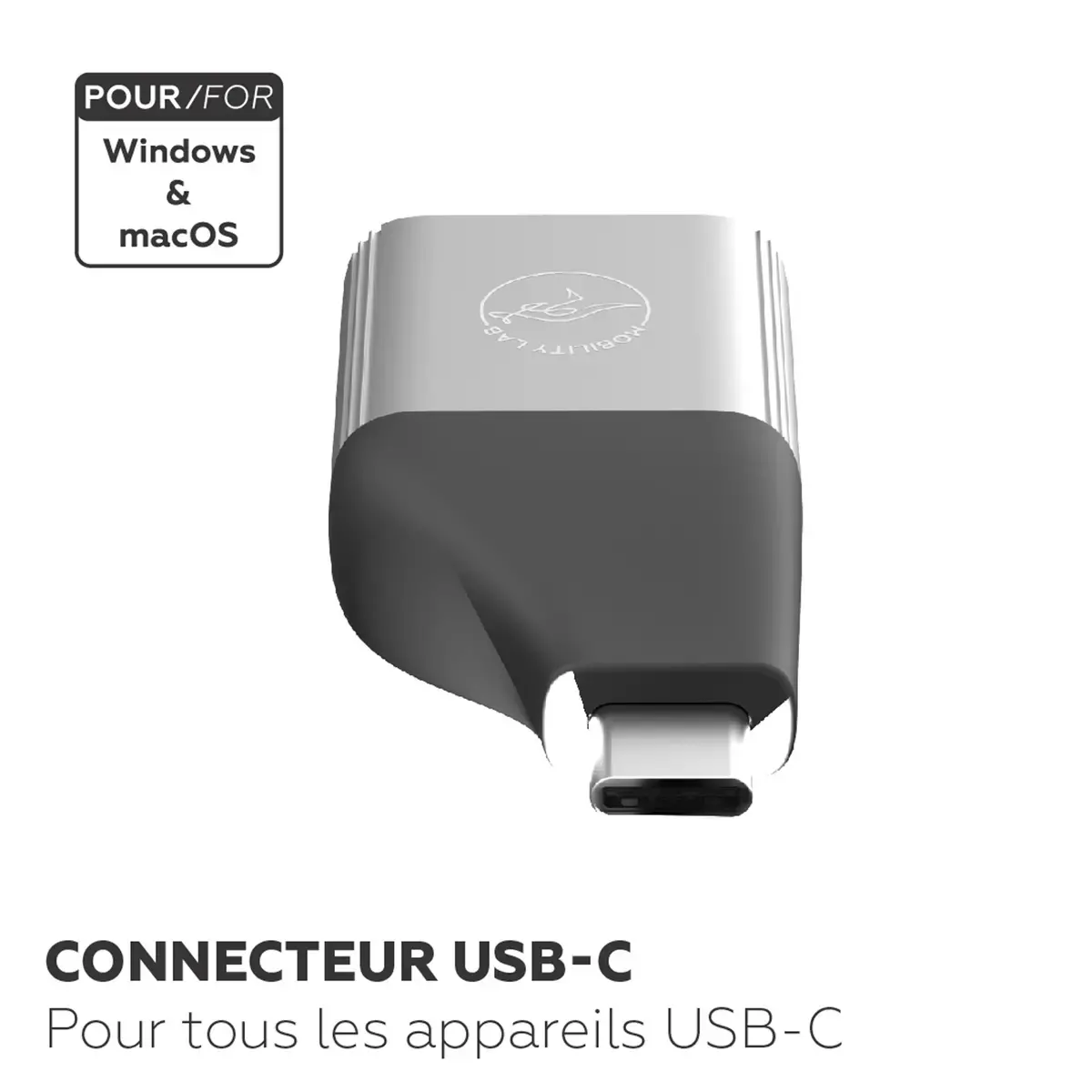 Adaptateur USB-C vers HDMI - 4K - Mobility Lab photo du produit