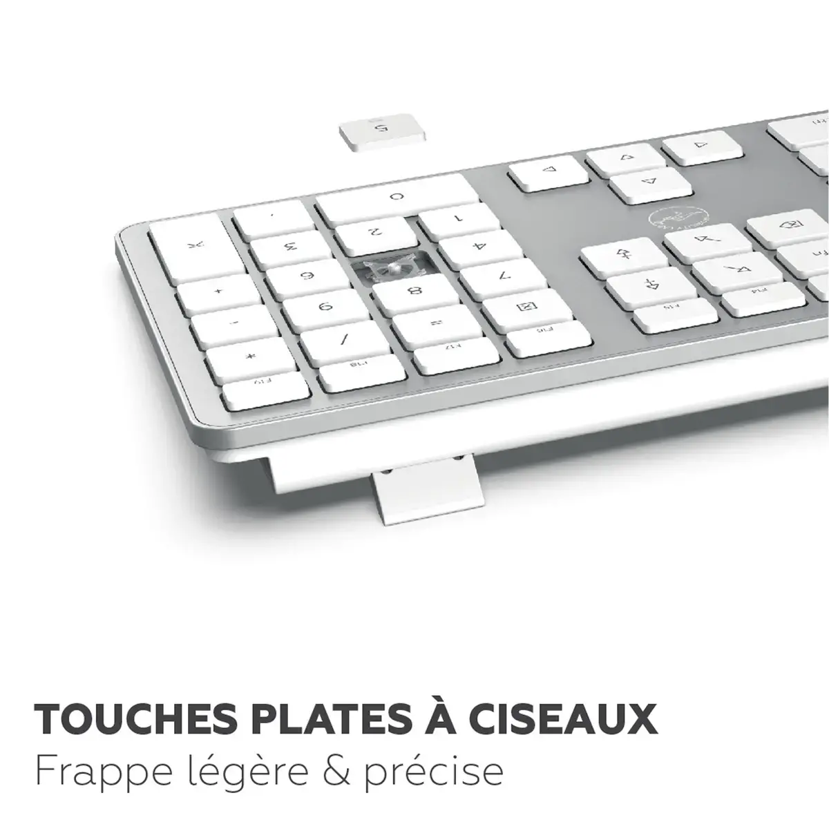 Clavier filaire - Blanc - Mobility Lab photo du produit