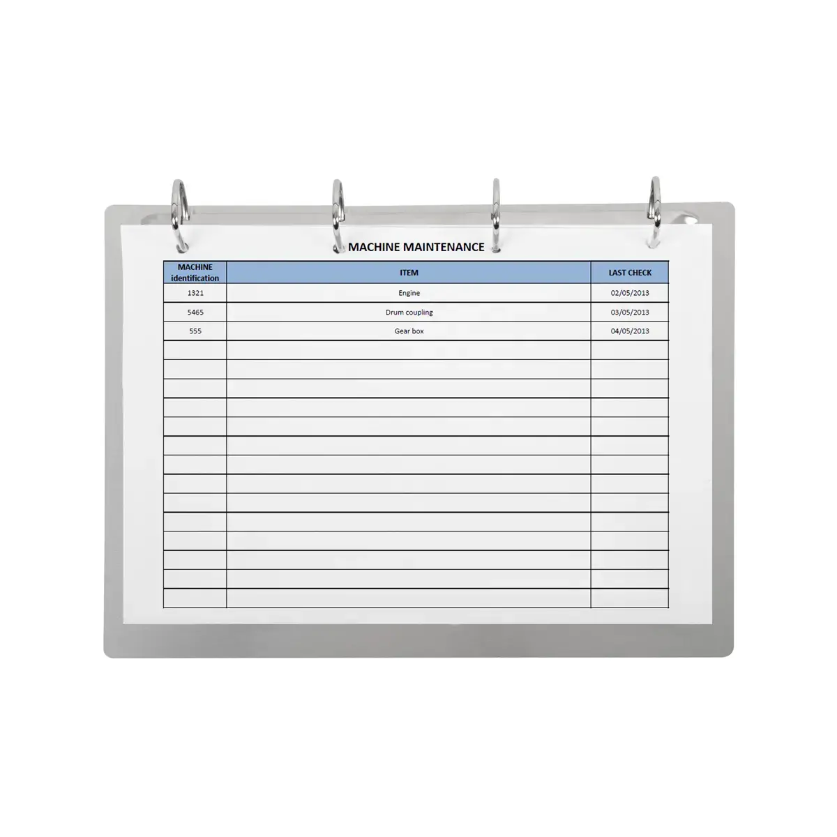 Classeur d’affichage - 4 anneaux - Aluminium - Djois photo du produit