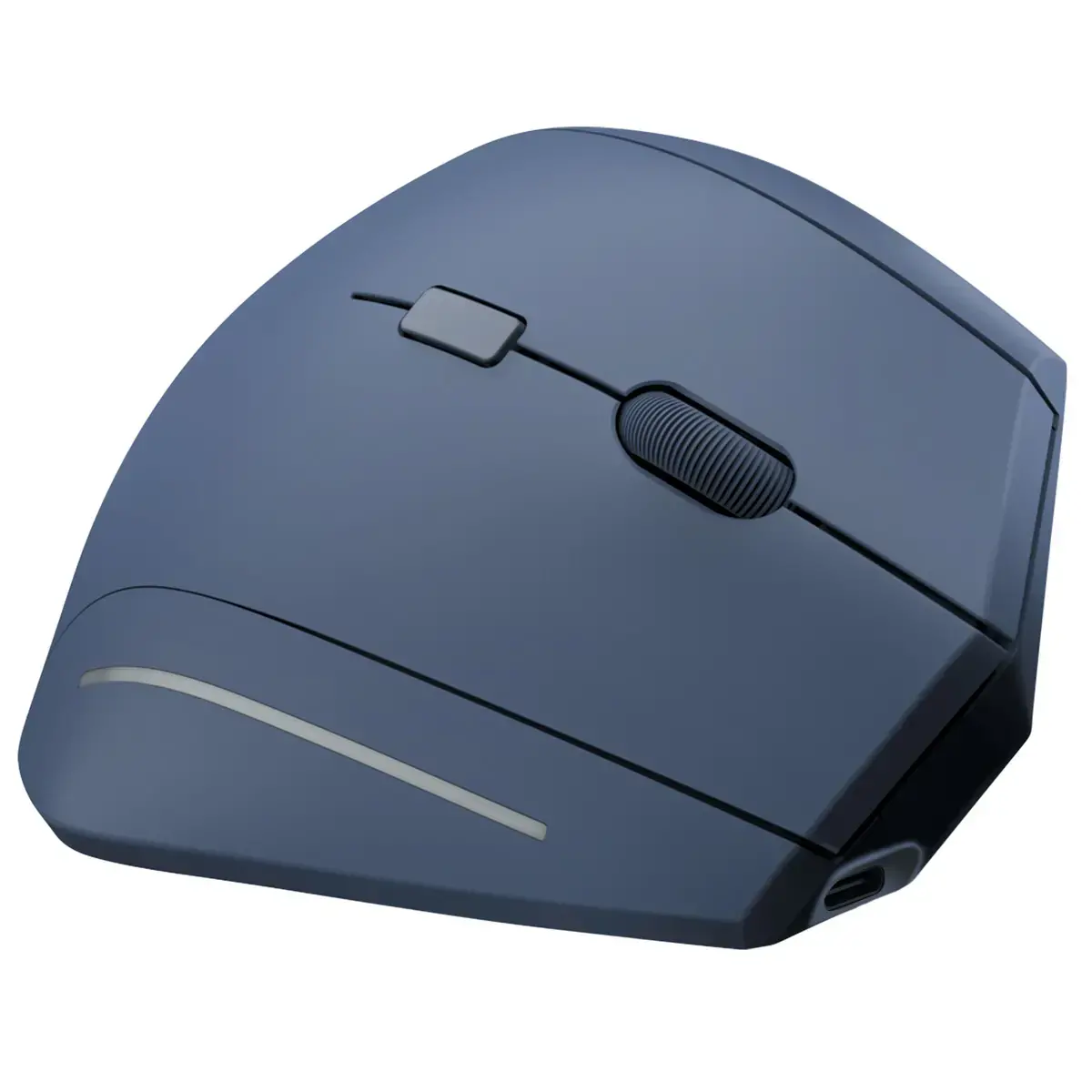 Souris ERGO sans fil - Verticale - Rechargeable - Bleu - T'NB photo du produit