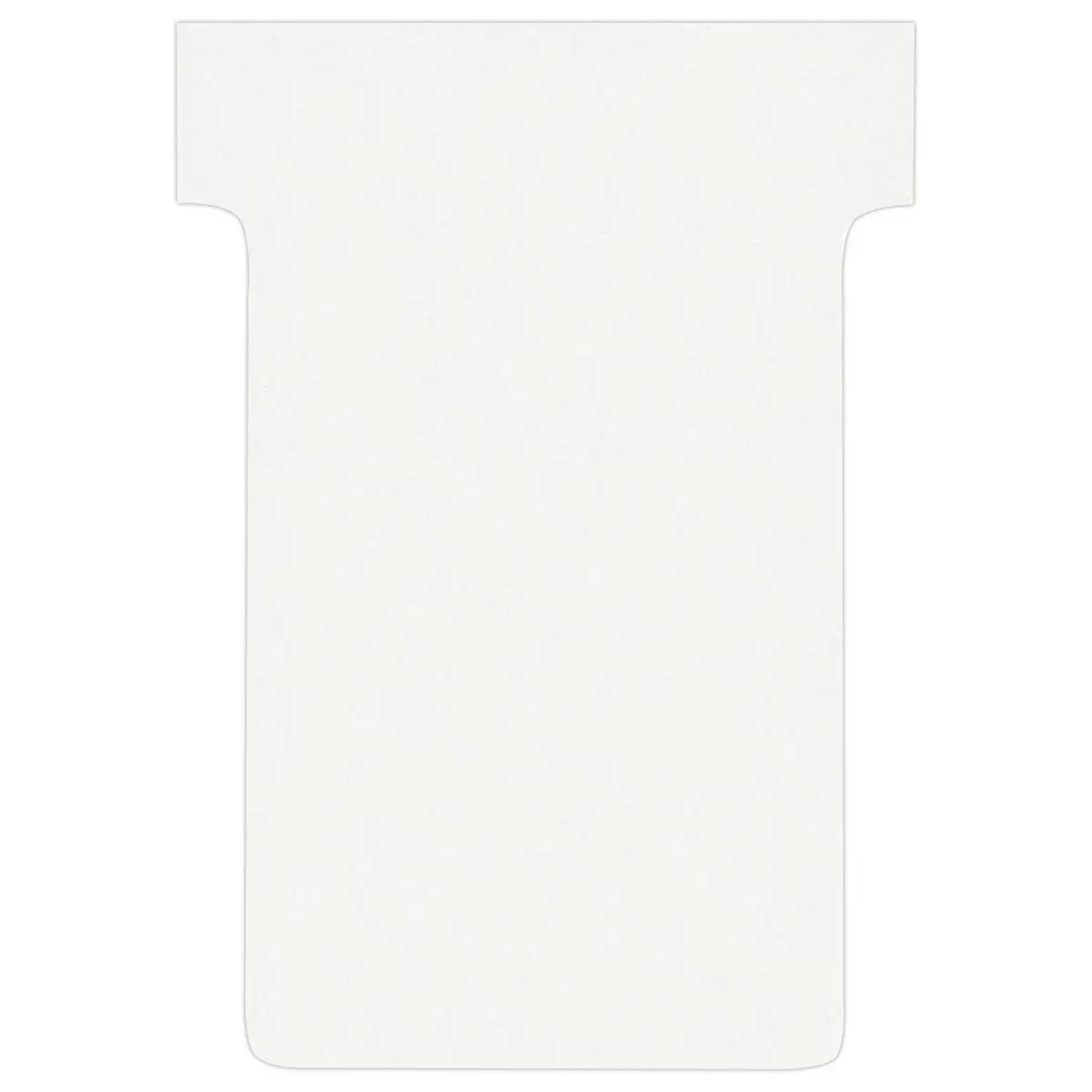 100 Fiches T pour planning - Taille 2 - Blanc - NOBO photo du produit