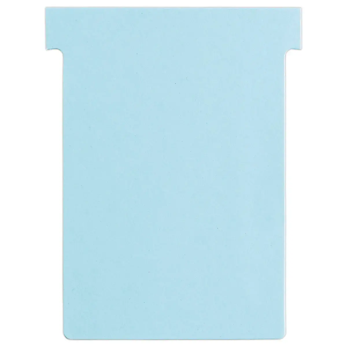 100 Fiches T pour planning - Taille 3 - Bleu clair - Nobo photo du produit