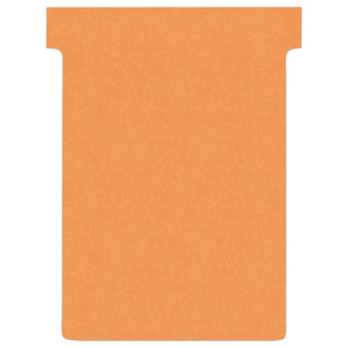 100 Fiches T pour planning - Taille 3 - Orange - NOBO photo du produit