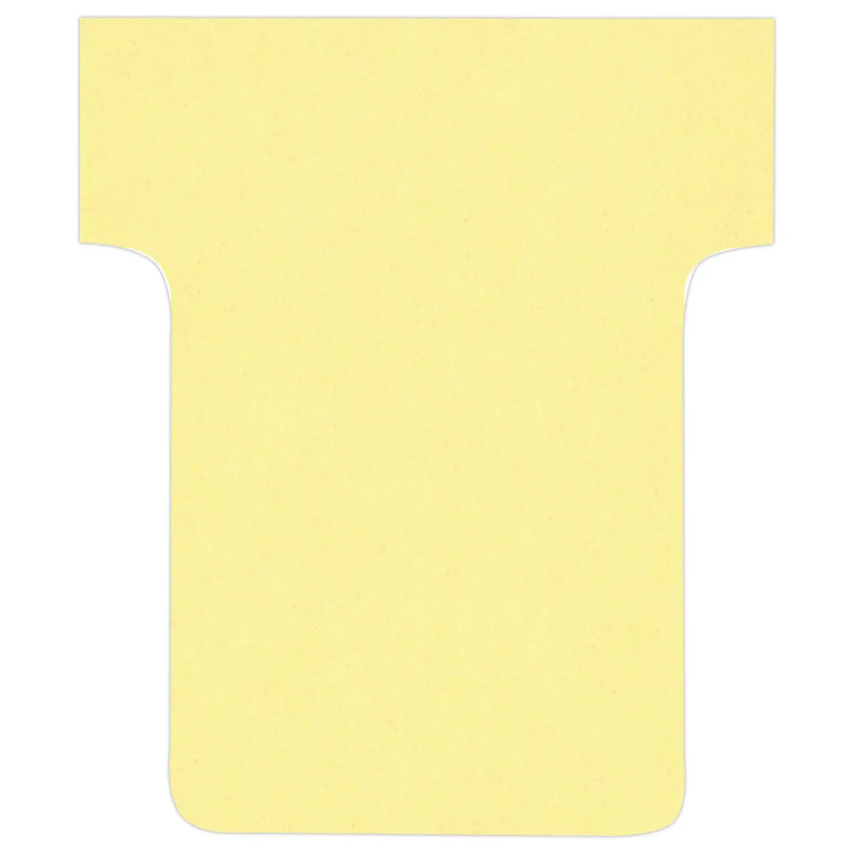 100 Fiches T pour planning - Taille 1,5 - Jaune - NOBO photo du produit