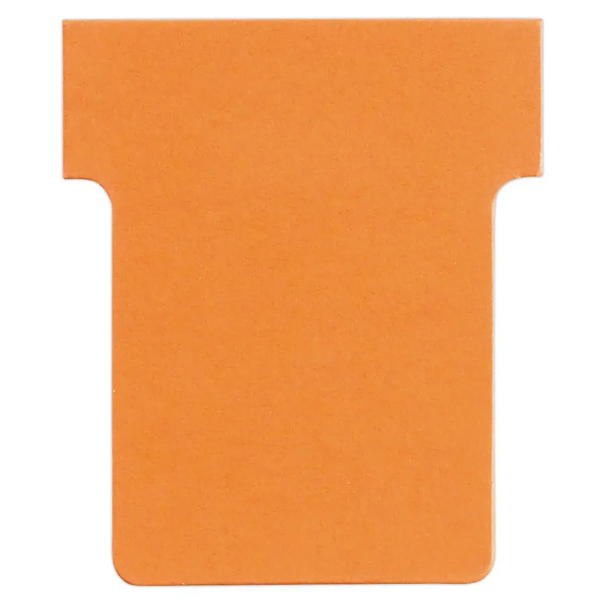 100 Fiches T pour planning - Taille 1,5 - Orange - Nobo photo du produit