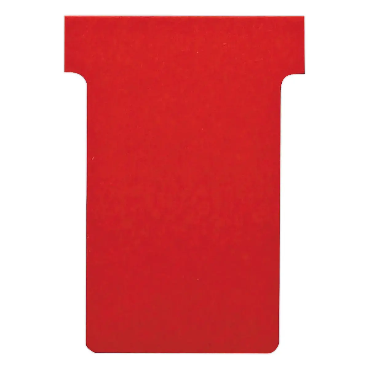 100 Fiches T pour planning - Taille 1,5 - Rouge - NOBO photo du produit
