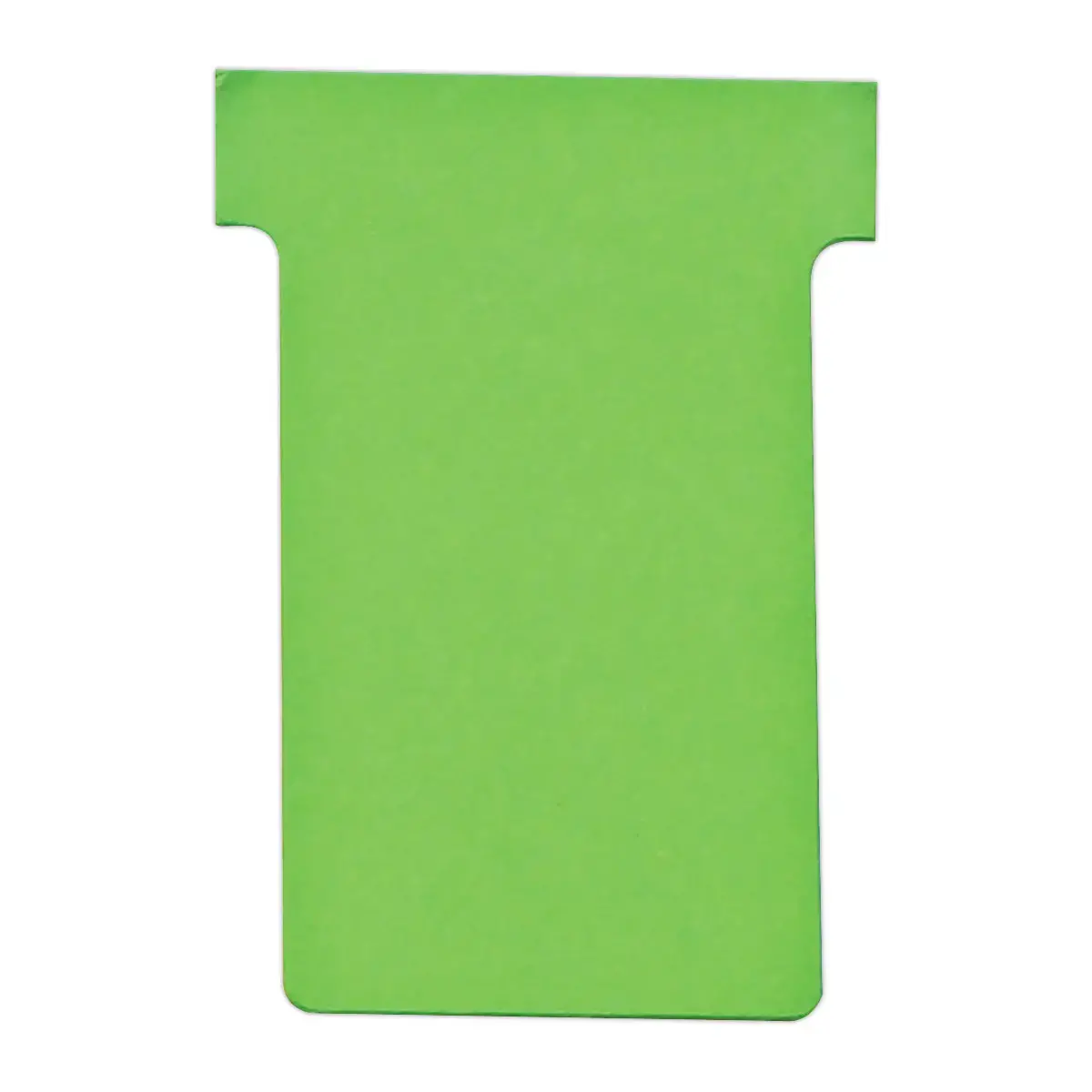 100 Fiches T pour planning - Taille 1,5 - Vert - Nobo photo du produit