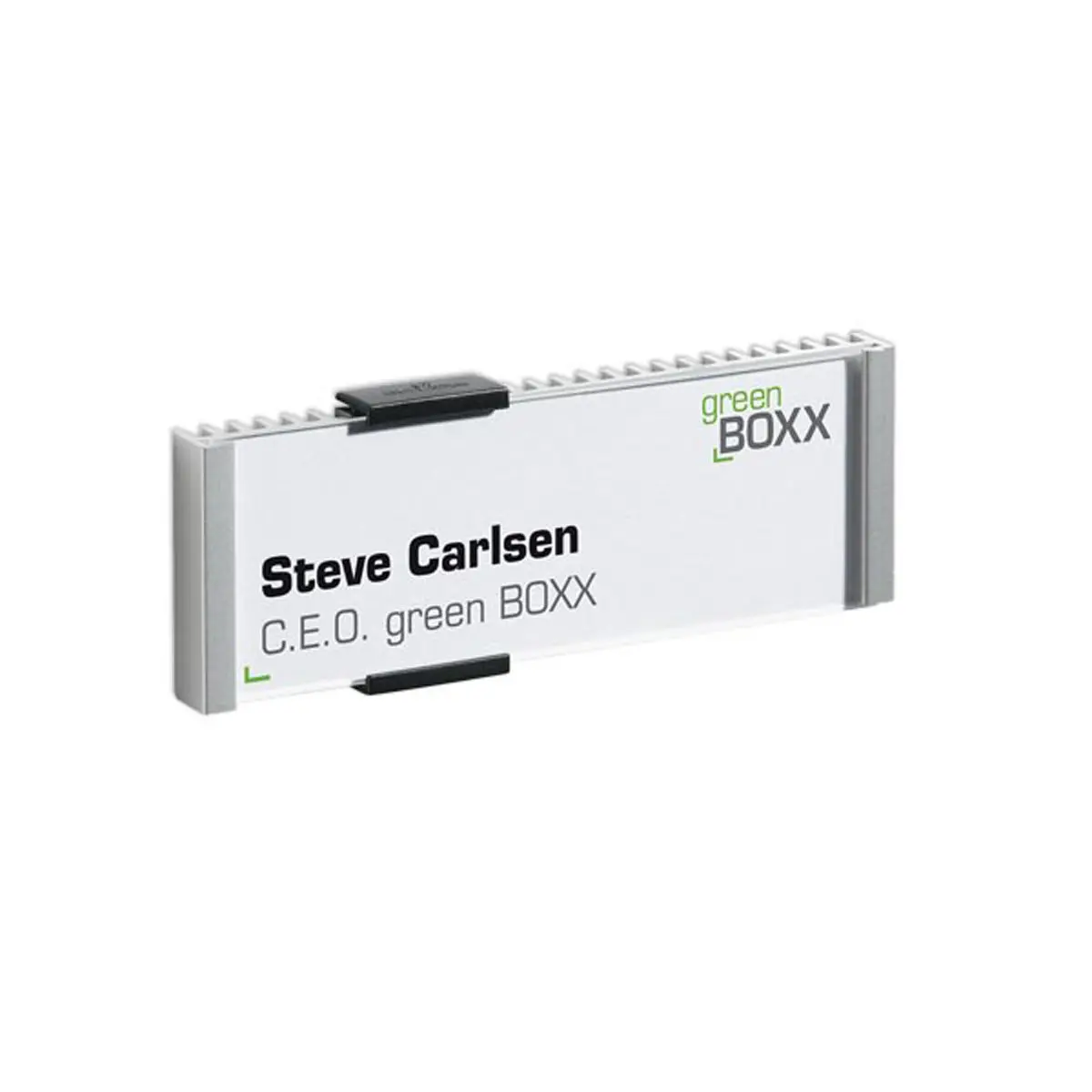 Plaque de porte personnalisable Infosign - 14,9 x 5,25 cm - DURABLE photo du produit