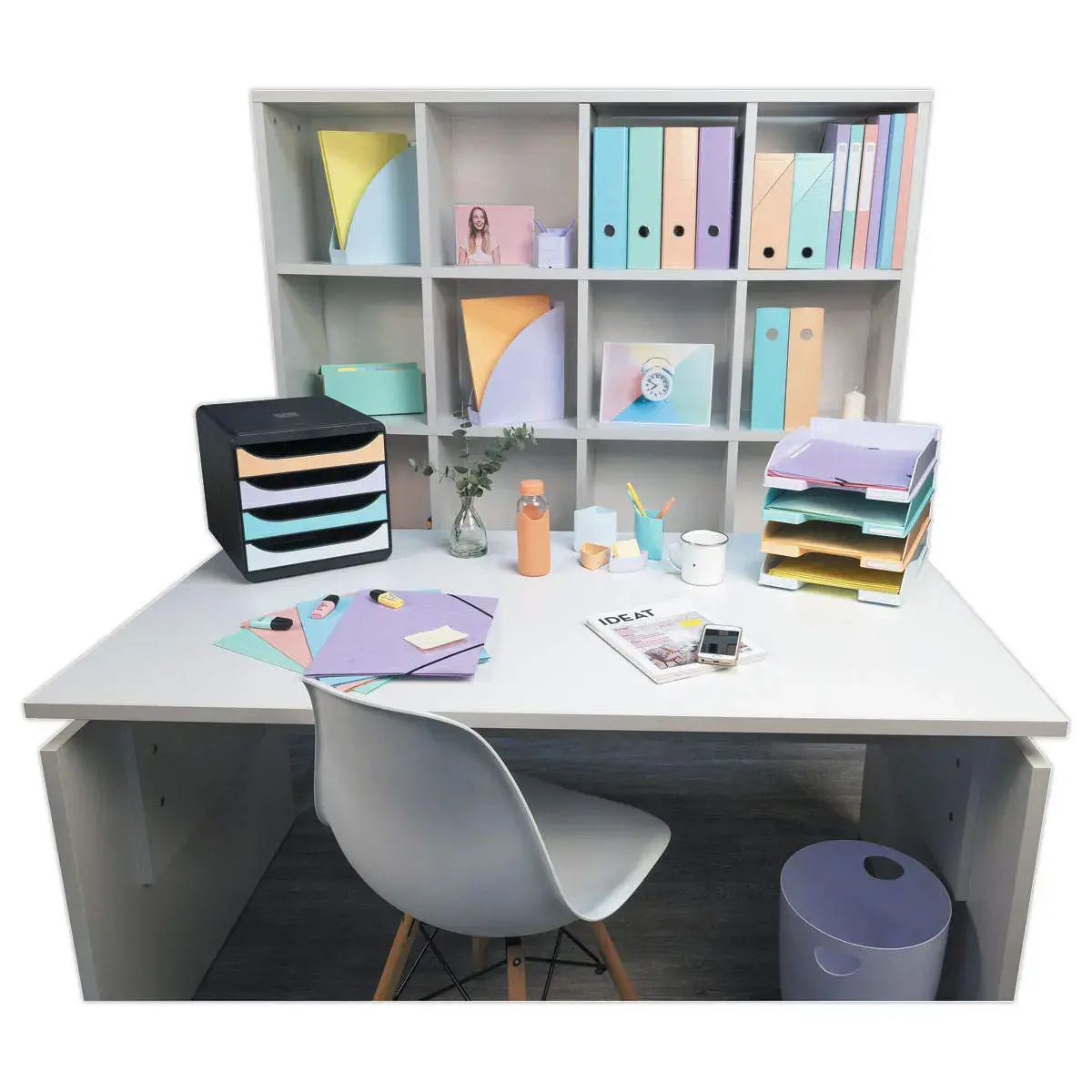 Présentoir de table incliné à poser - A4 - Exacompta photo du produit