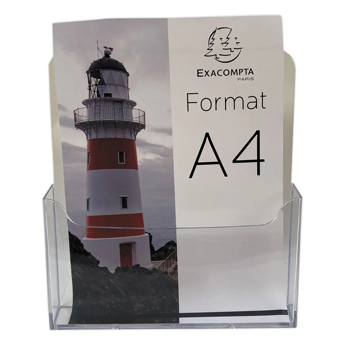 Pr&eacute;sentoir &agrave; poser - 1 case - Format A4 photo du produit