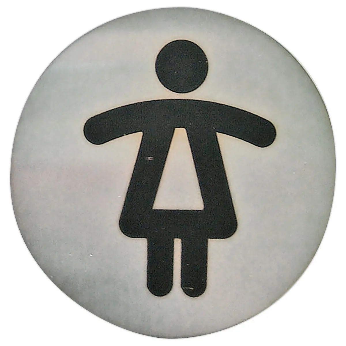 Plaque de porte ronde &ndash; Pictogramme &laquo;&nbsp;Femmes&nbsp;&raquo; - DURABLE photo du produit