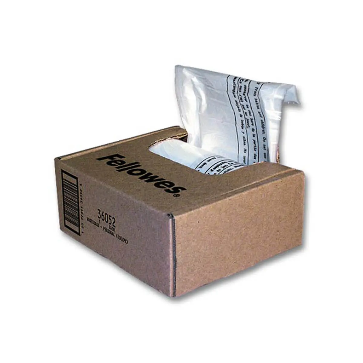 100 Sacs plastique pour destructeurs – 28L – FELLOWES photo du produit