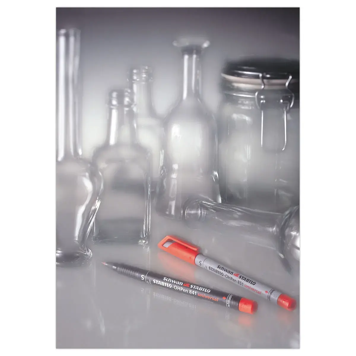 Marqueur OHPen permanent fin 0,7 - Pointe fine - Rouge - STABILO photo du produit