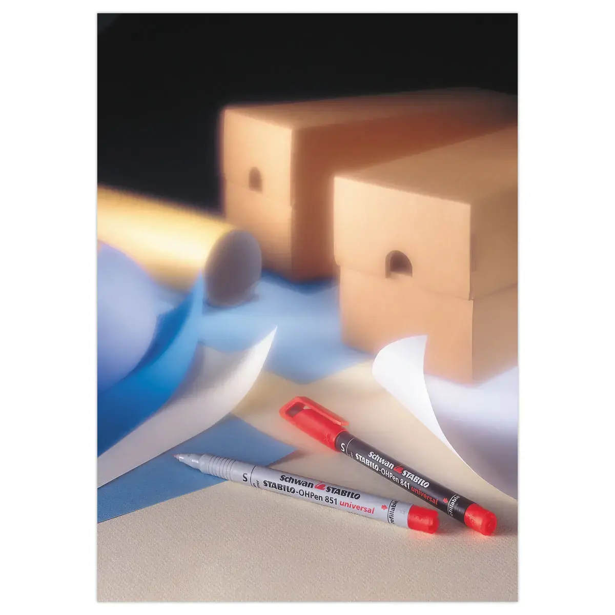 Marqueur OHPen soluble fin 0,7 - Pointe fine - Noir - STABILO photo du produit