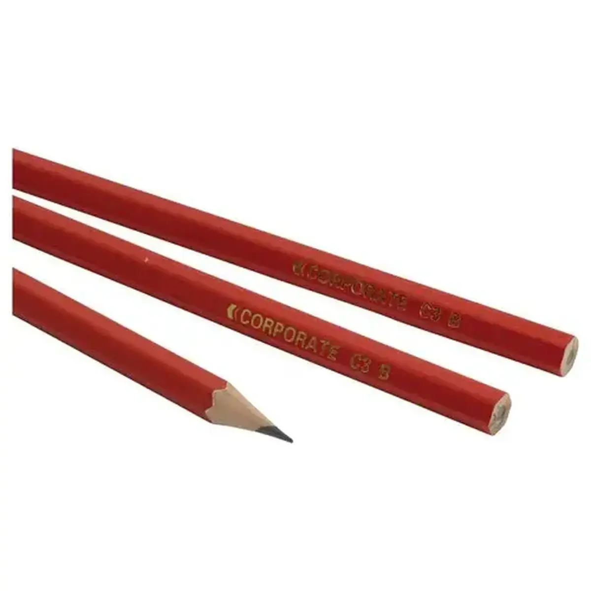 12 Crayons à papier à tête coupée - économiques - B photo du produit