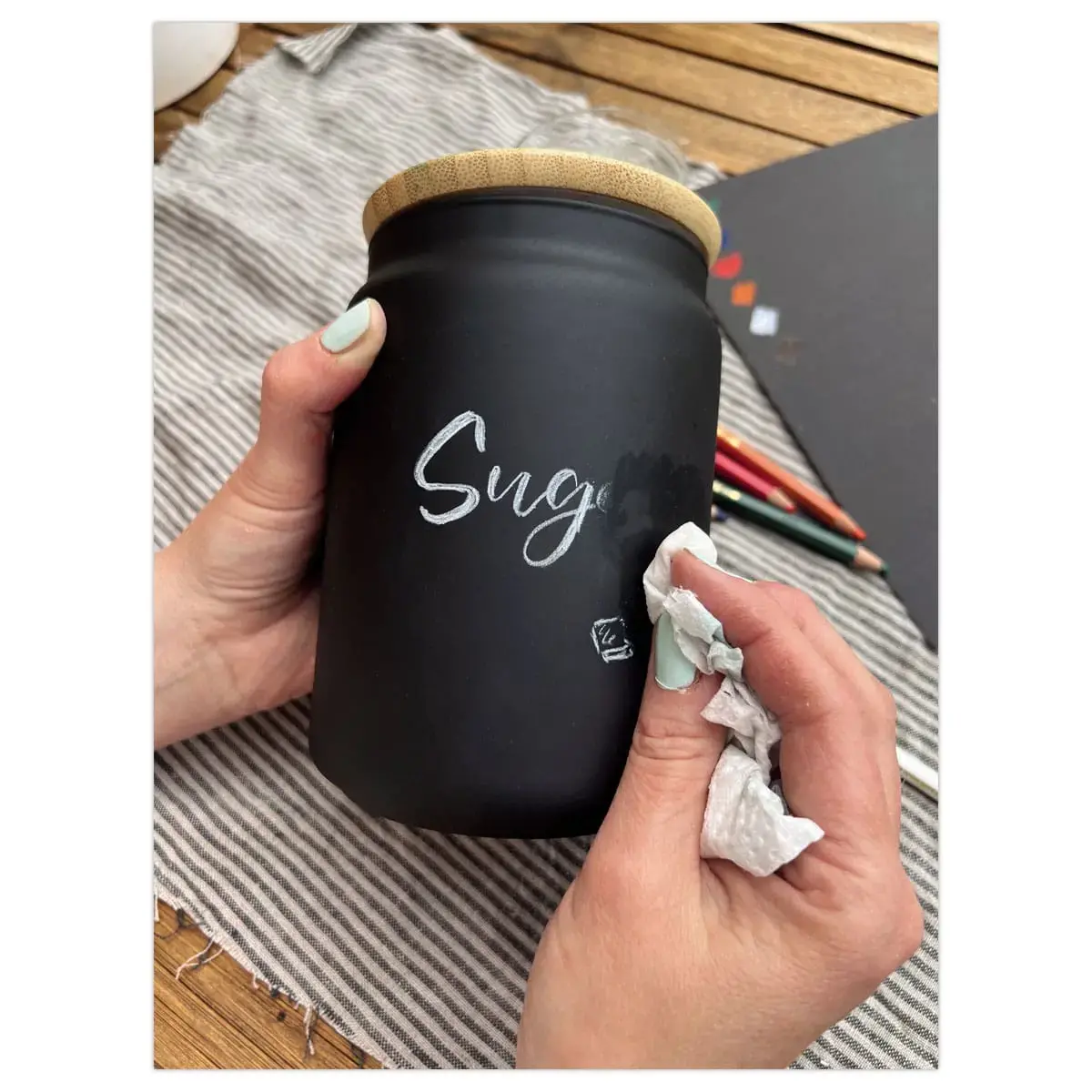 12 Crayons effa&ccedil;ables &agrave; sec All - Blanc - STABILO photo du produit