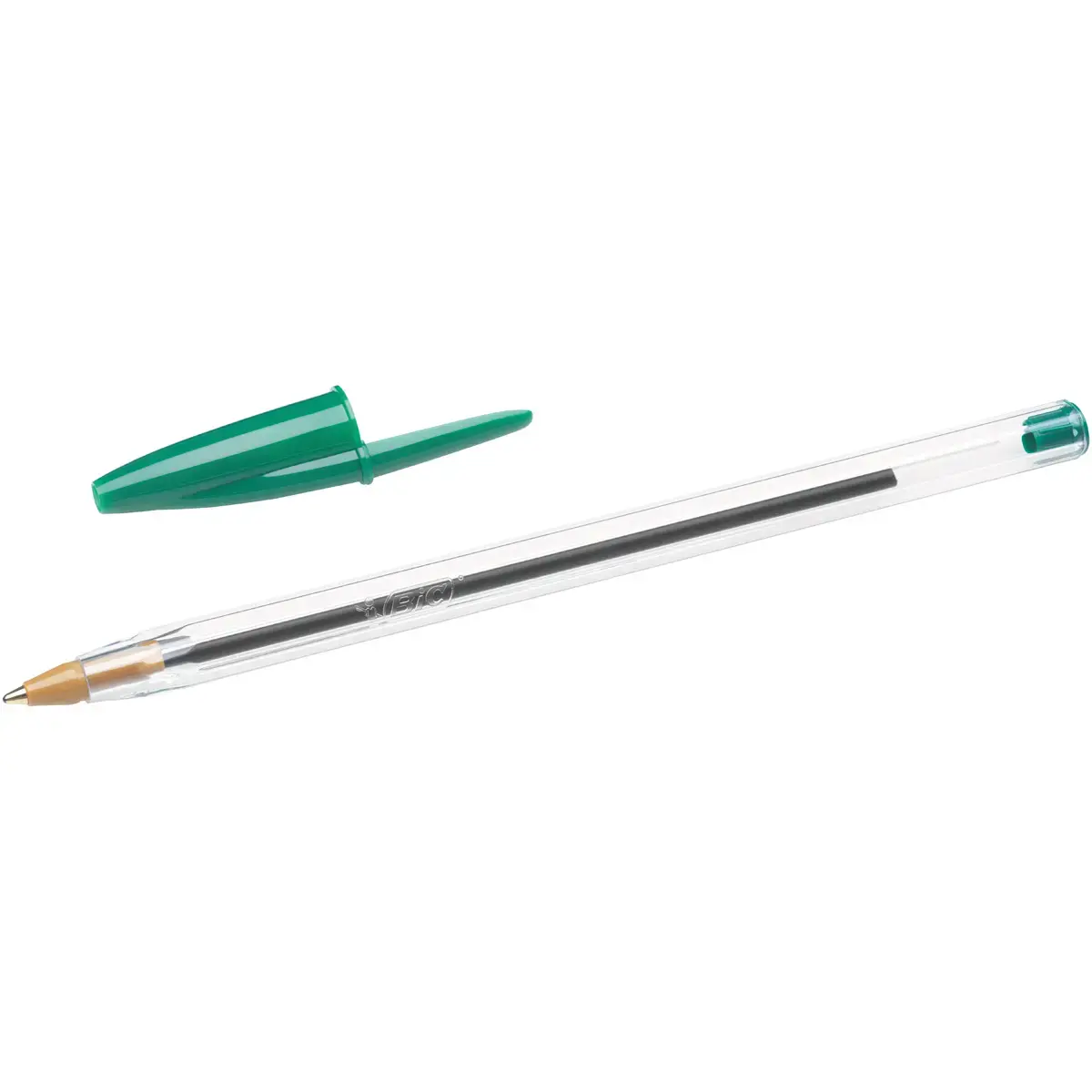 Stylo bille Cristal - Écriture moyenne - Vert - BIC photo du produit