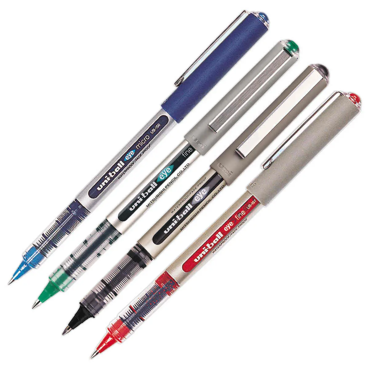 Stylo roller pointe métal Eye 157 - Écriture moyenne - Noir - UNI-BALL photo du produit