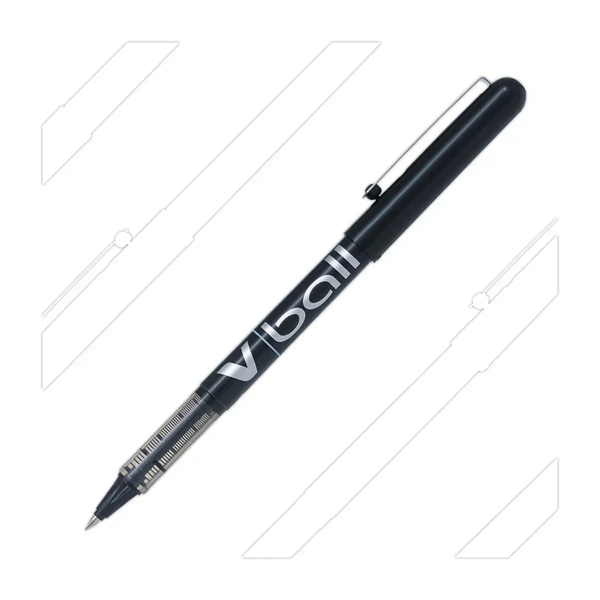 Stylo roller pointe métal V Ball 05 - écriture fine - Noir - Pilot photo du produit