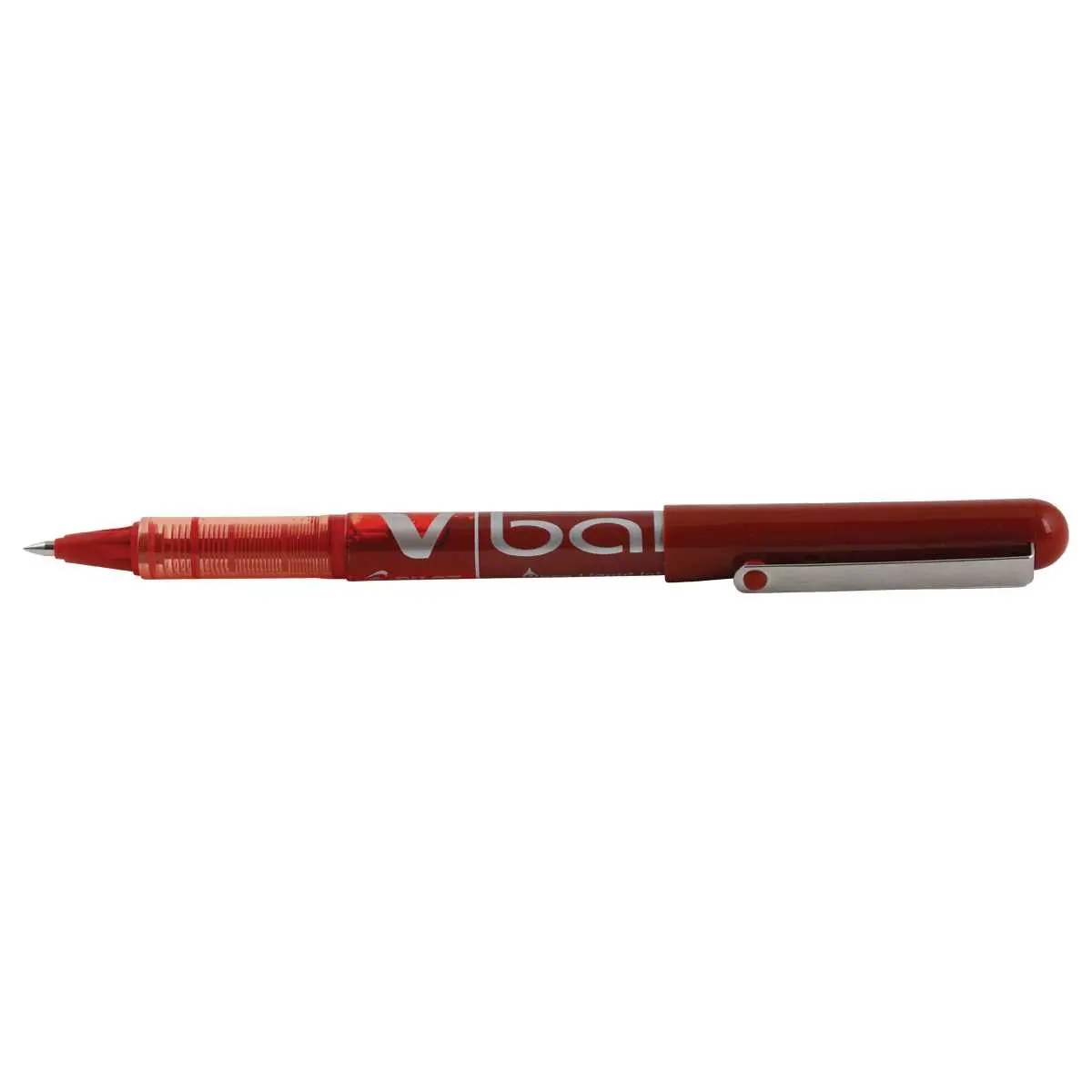 Stylo roller pointe m&eacute;tal V Ball 05  - &eacute;criture fine - Rouge  - Pilot photo du produit